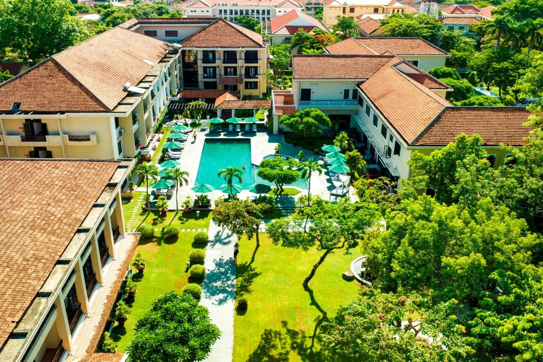 Property building, Bird's-eye View in HOI AN HISTORIC HOTEL