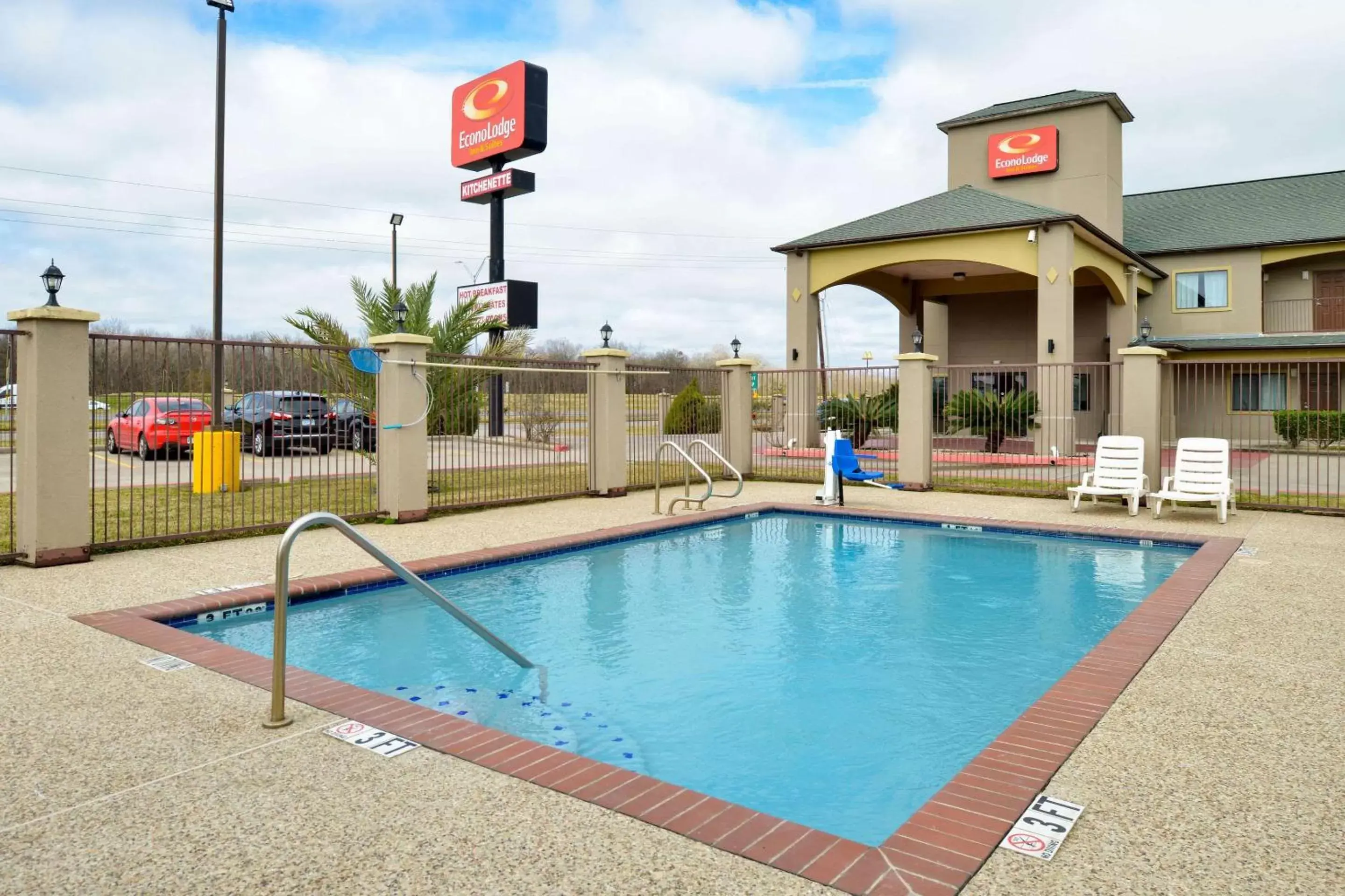 On site, Swimming Pool in Econo Lodge Inn & Suites Port Arthur near Sabine Pass