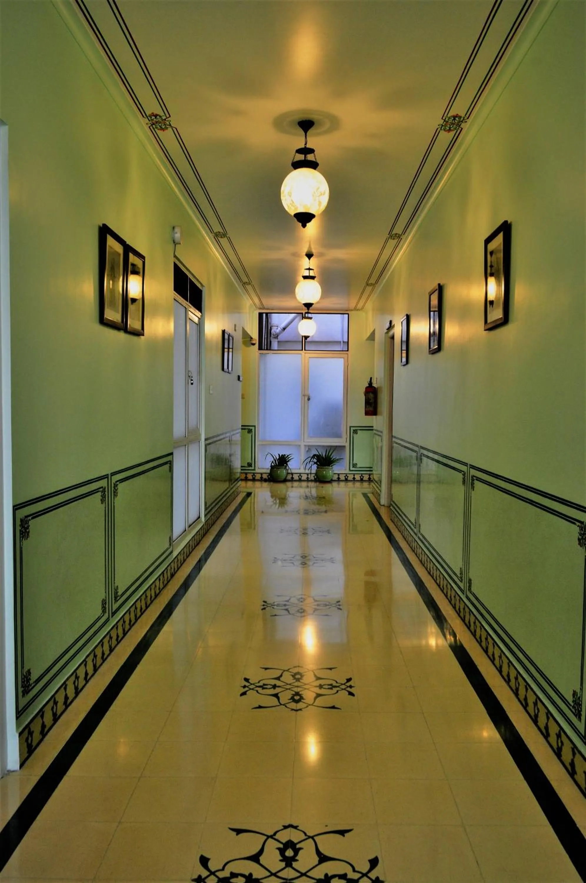 Decorative detail in Om Niwas Suite Hotel