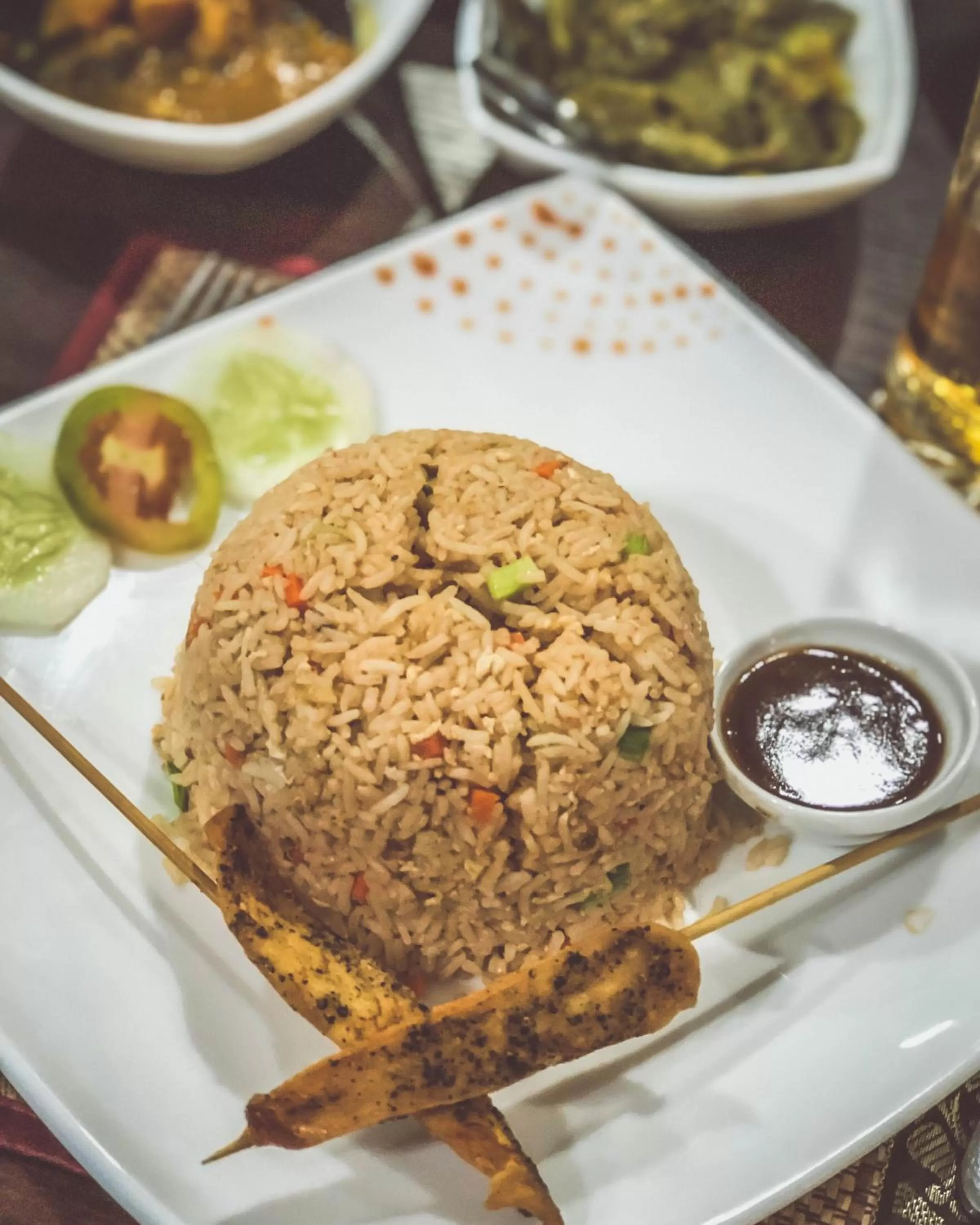 Food in Sigiriya Kingdom Gate Dambulla