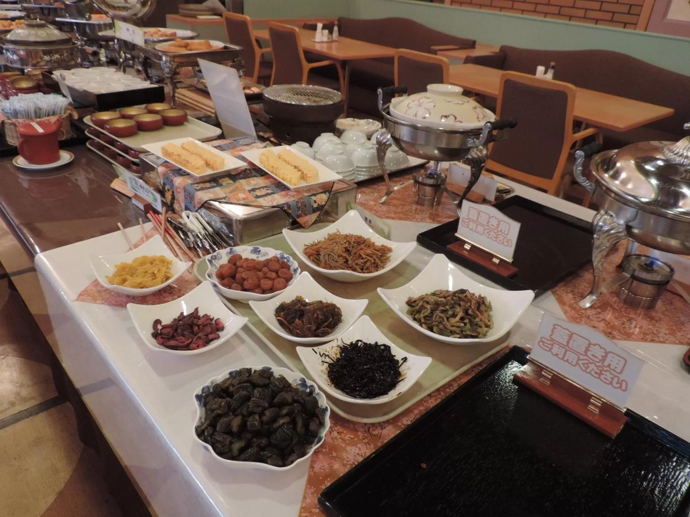 Buffet breakfast in Hotel Grand Terrace Chitose