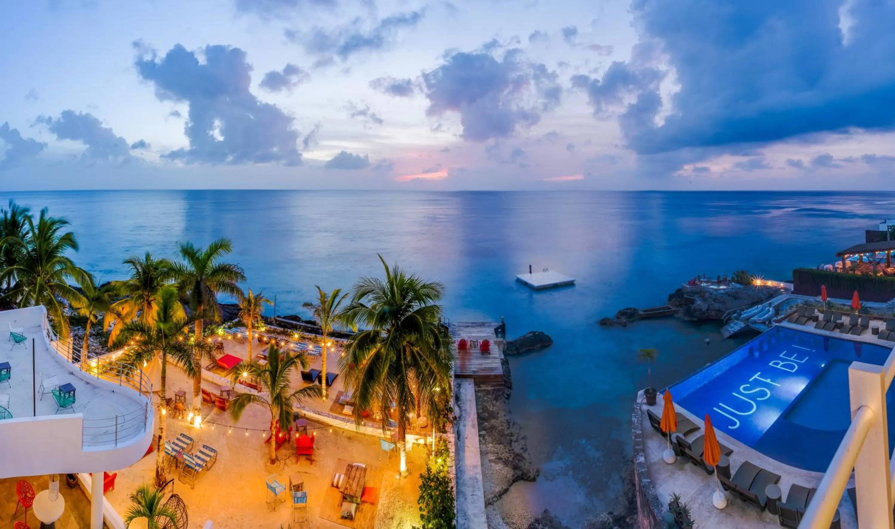 Bird's eye view, Bird's-eye View in Hotel B Cozumel