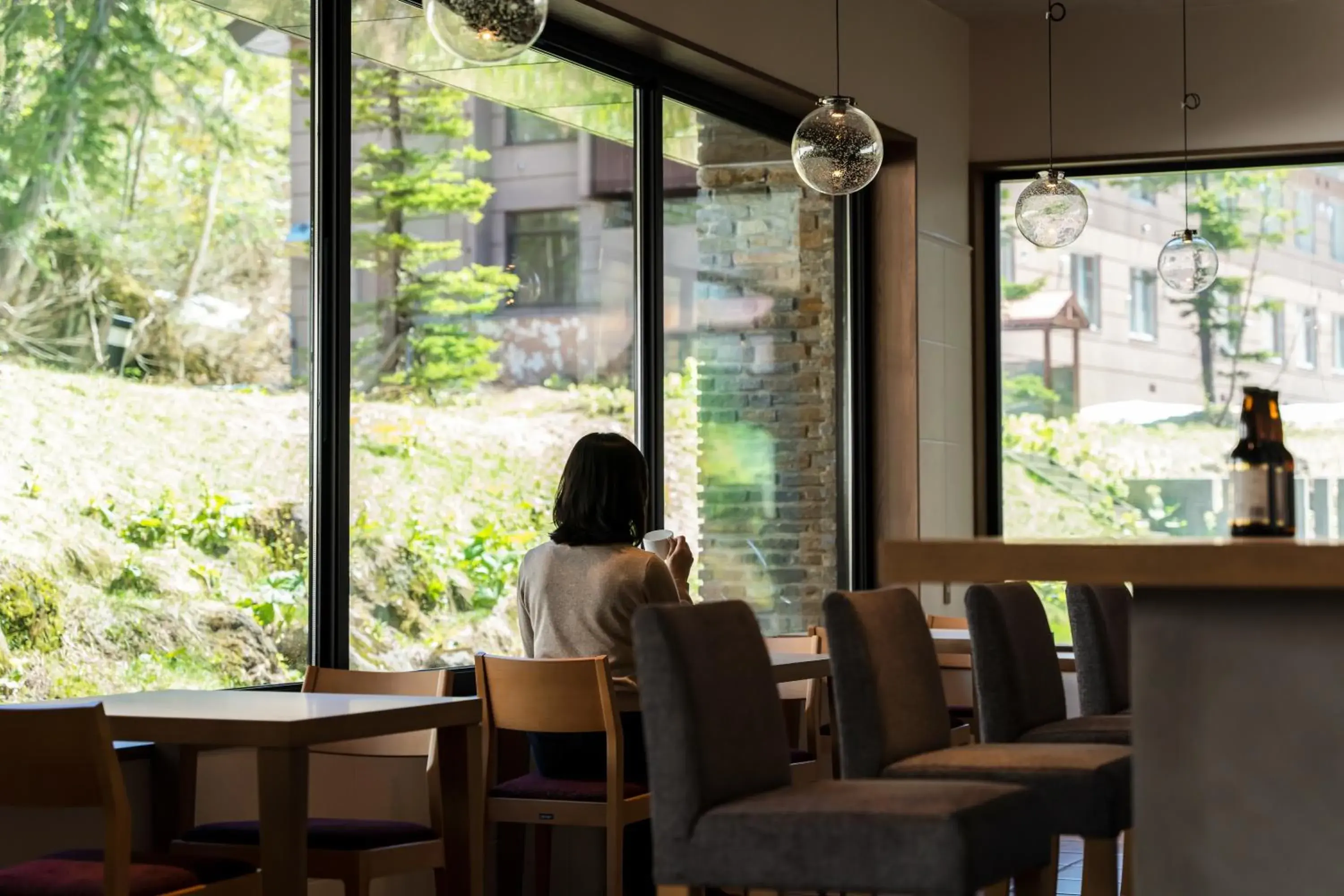 Lounge or bar in Asahidake Onsen Hotel Bear Monte