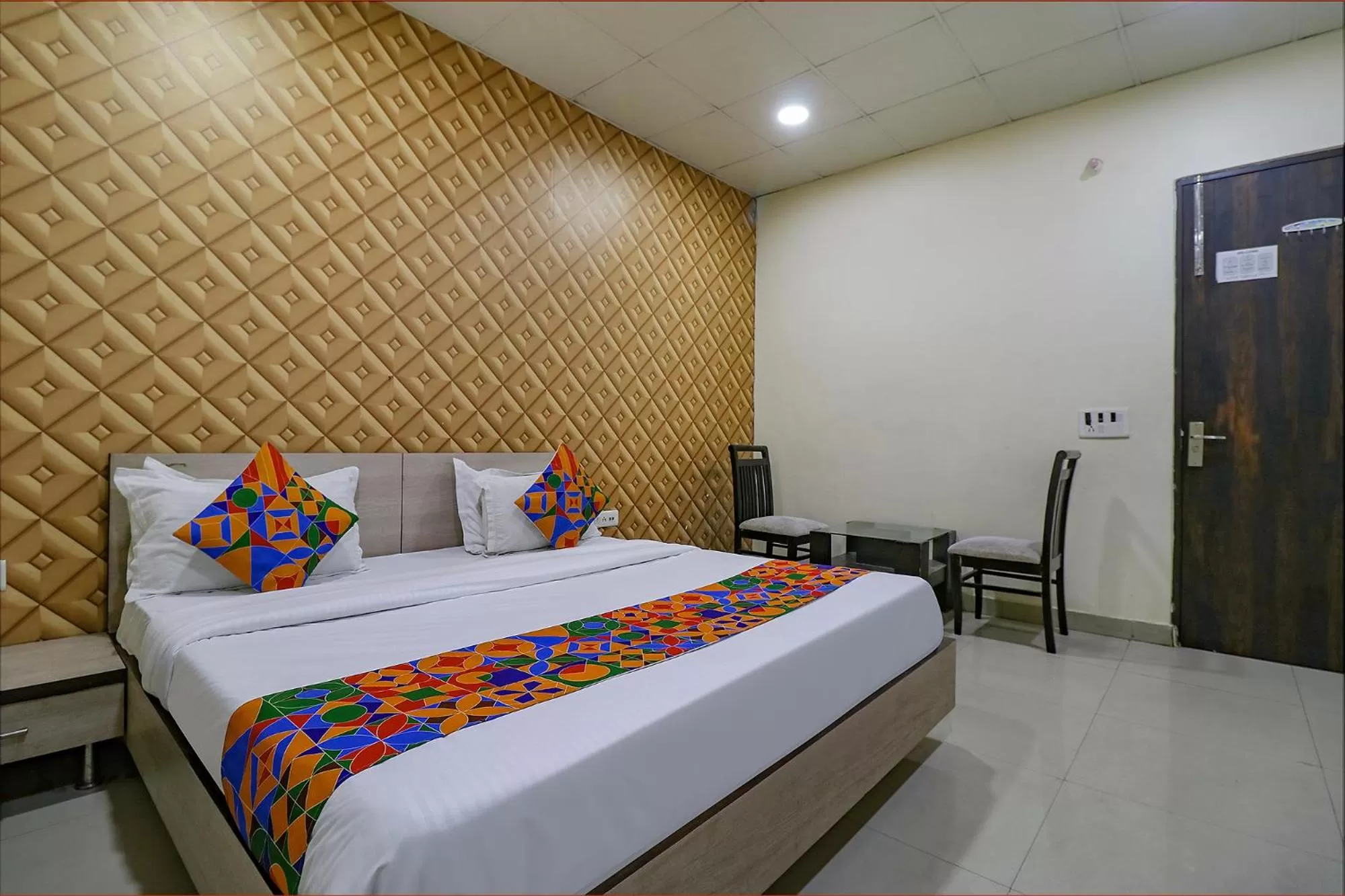 Living room, Bed in FabHotel Heaven Agya Ludhiana