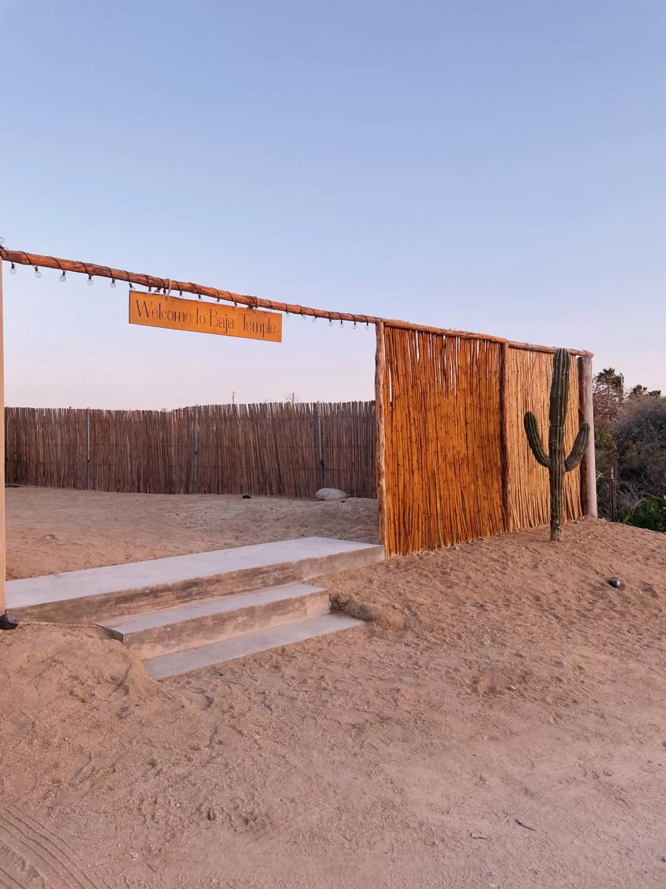 Day in Baja Temple