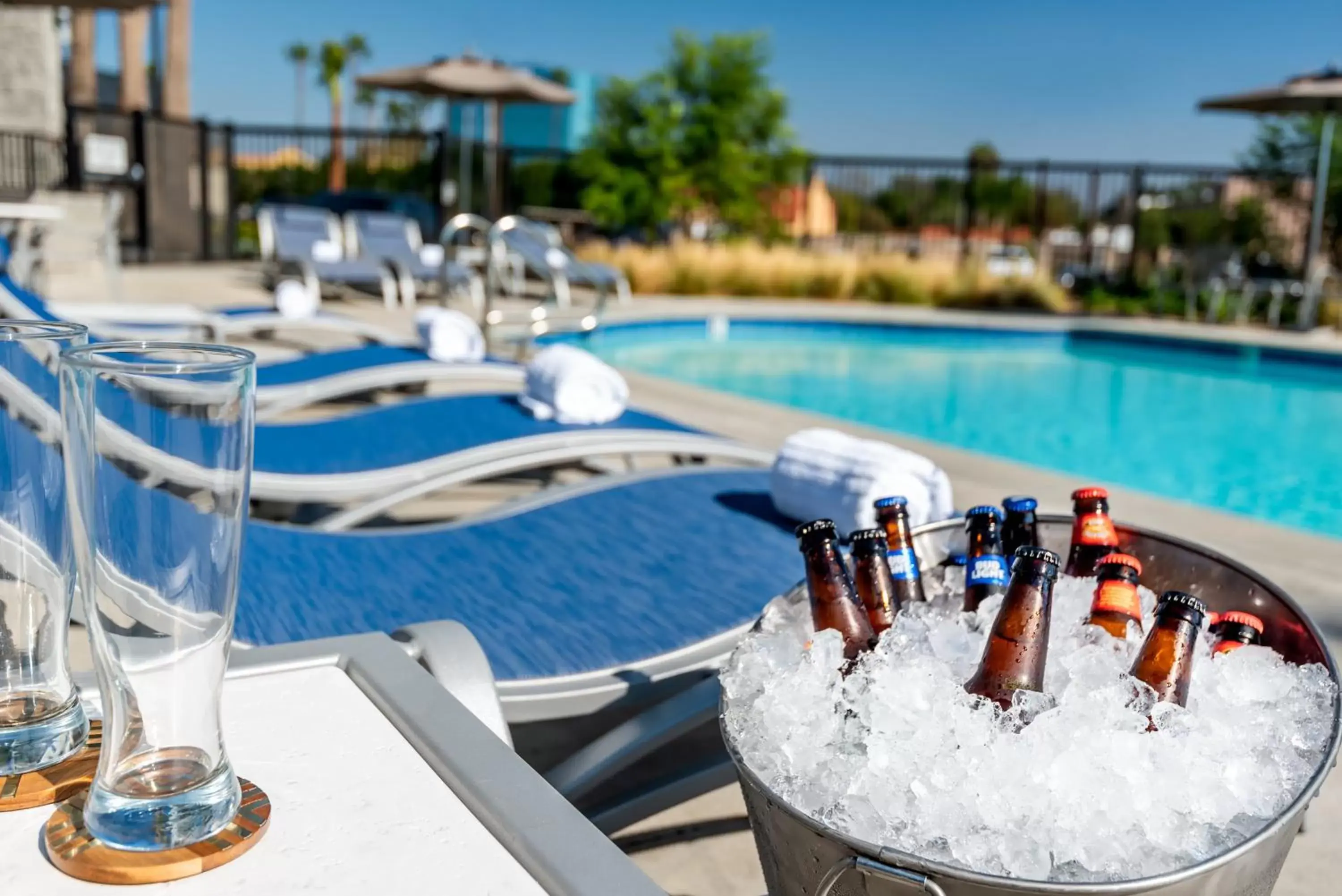 Swimming Pool in Holiday Inn Express & Suites Santa Ana - Orange County, an IHG Hotel