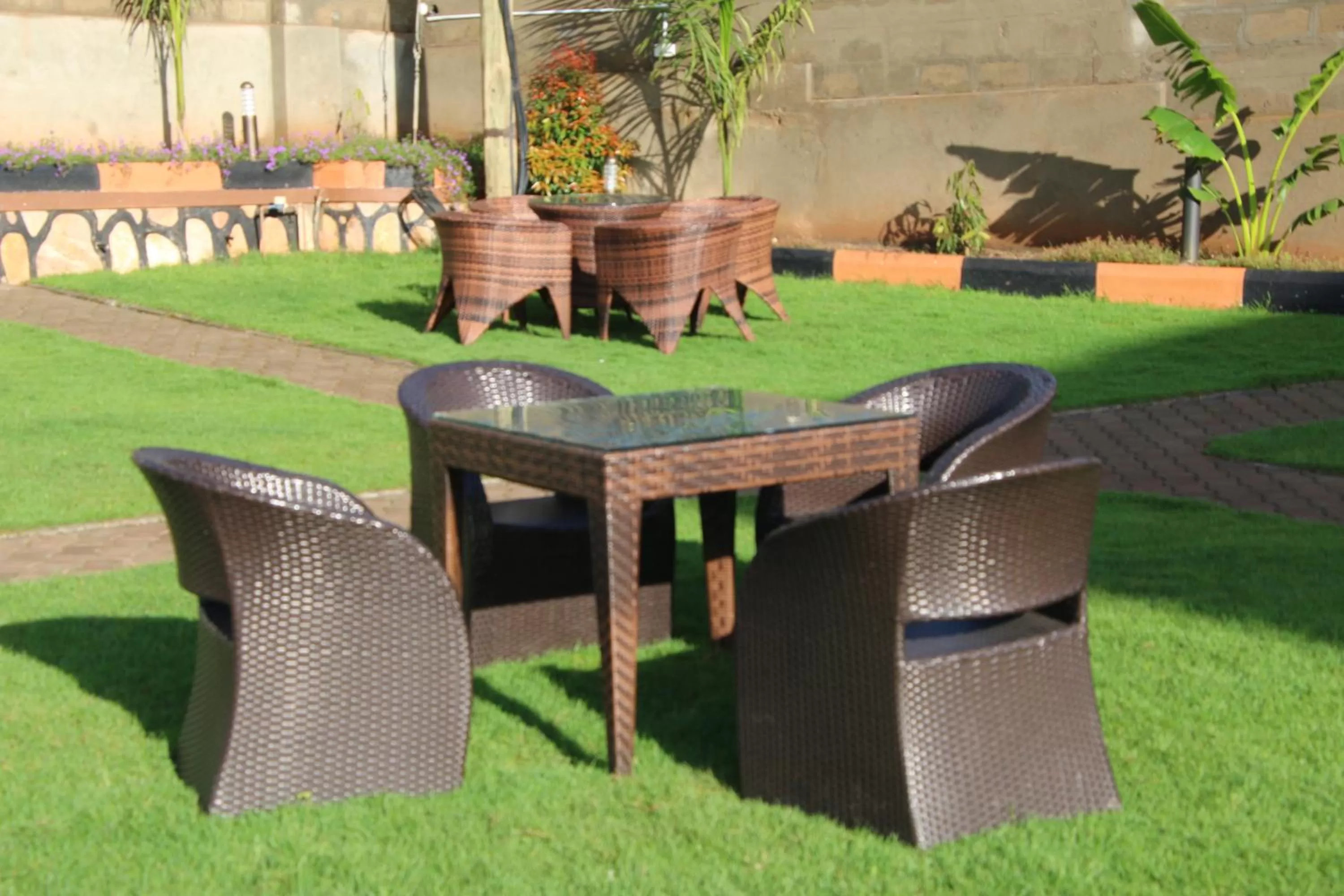 Garden in Kampala Suburbs Apartment