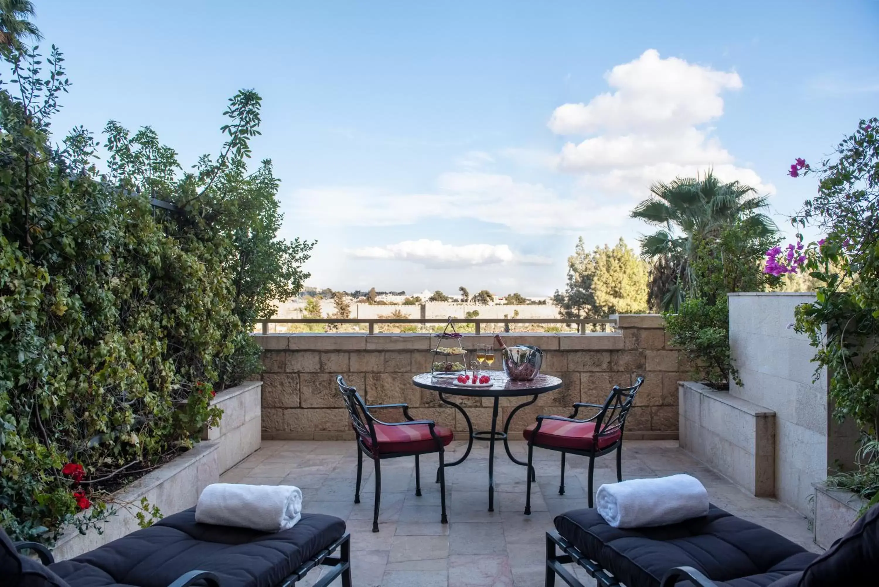 Balcony/Terrace in King David Hotel Jerusalem