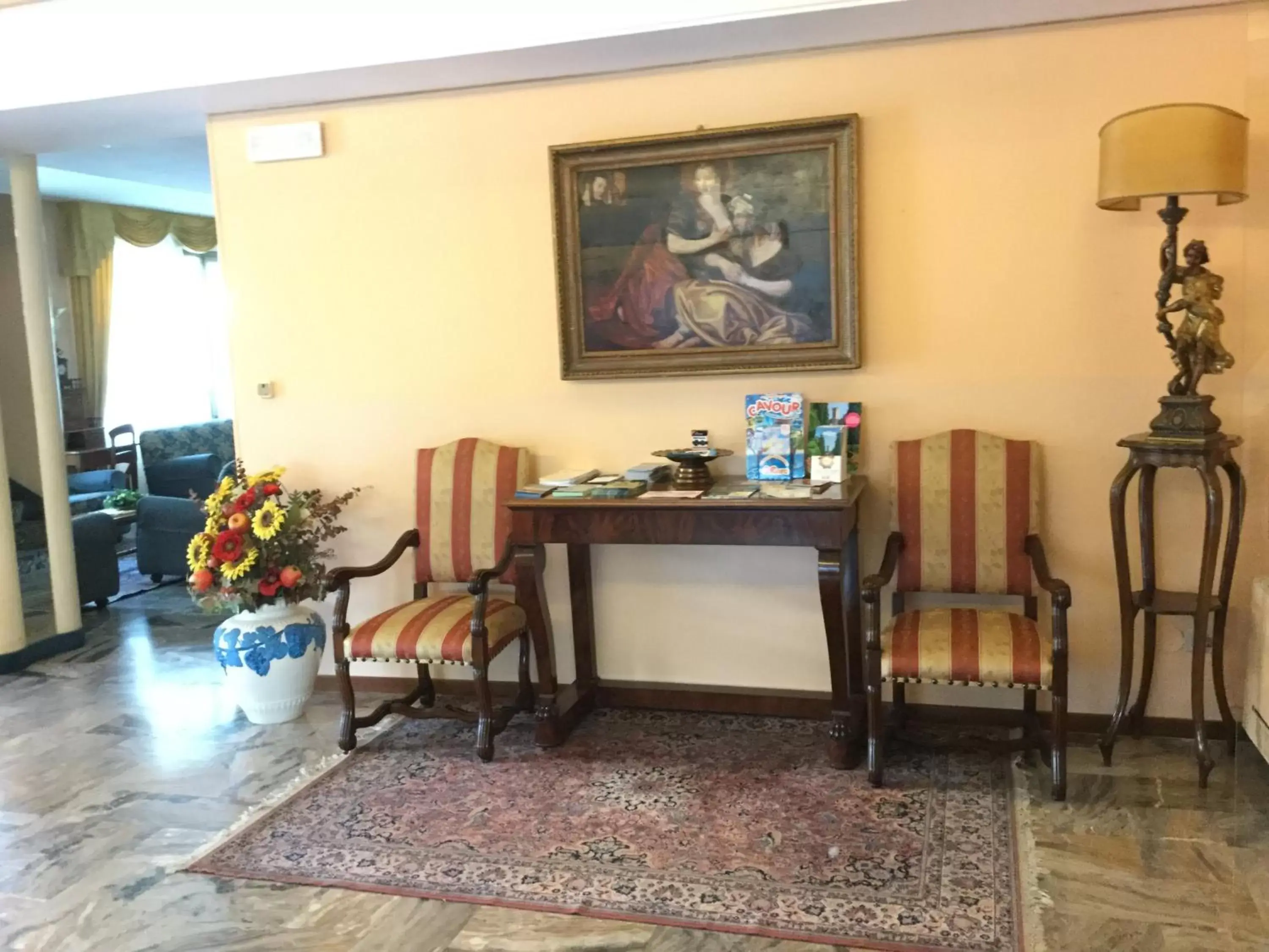Lobby or reception in Hotel Al Sole Terme