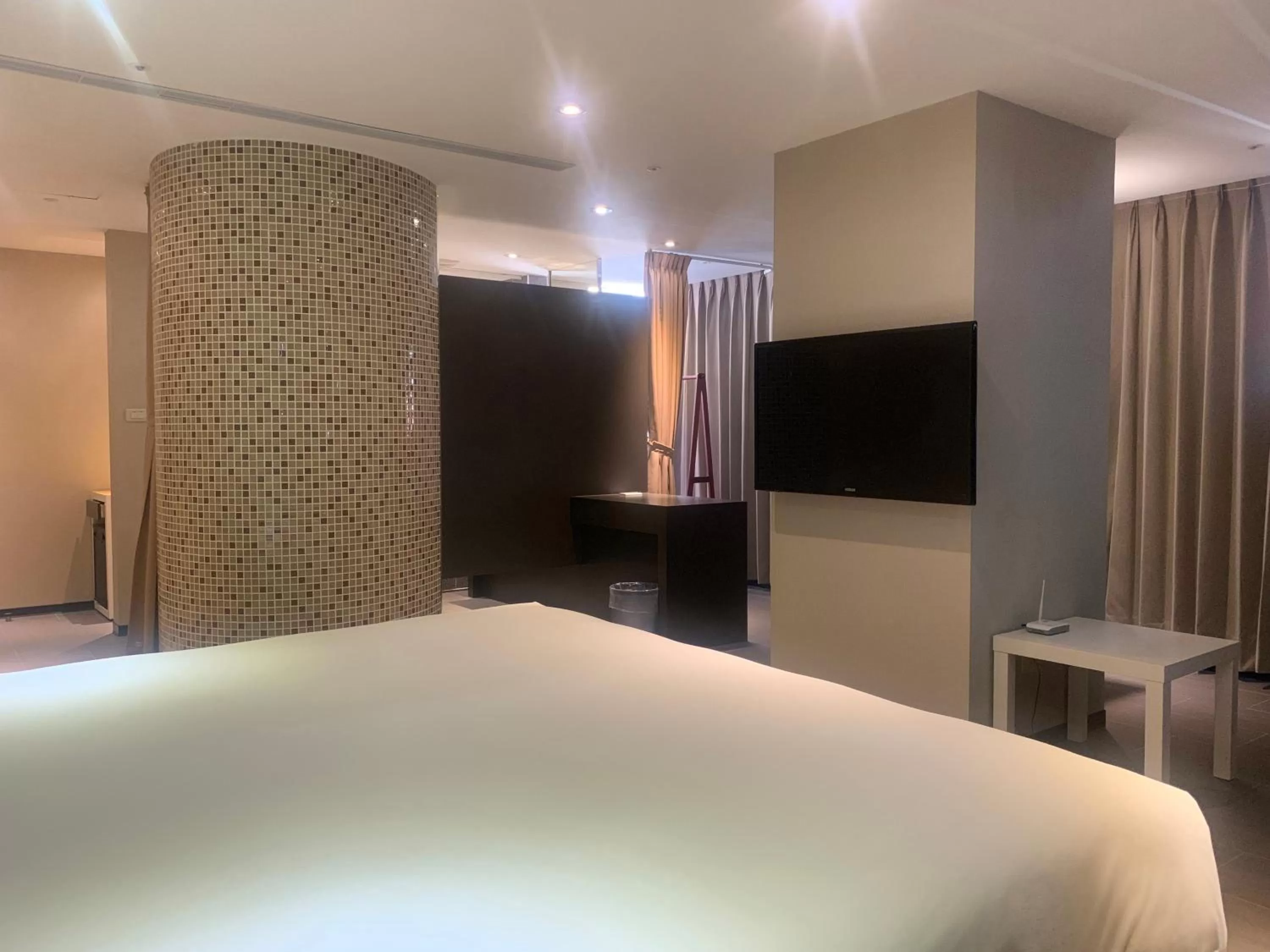 Bed in Wholesome Hotel