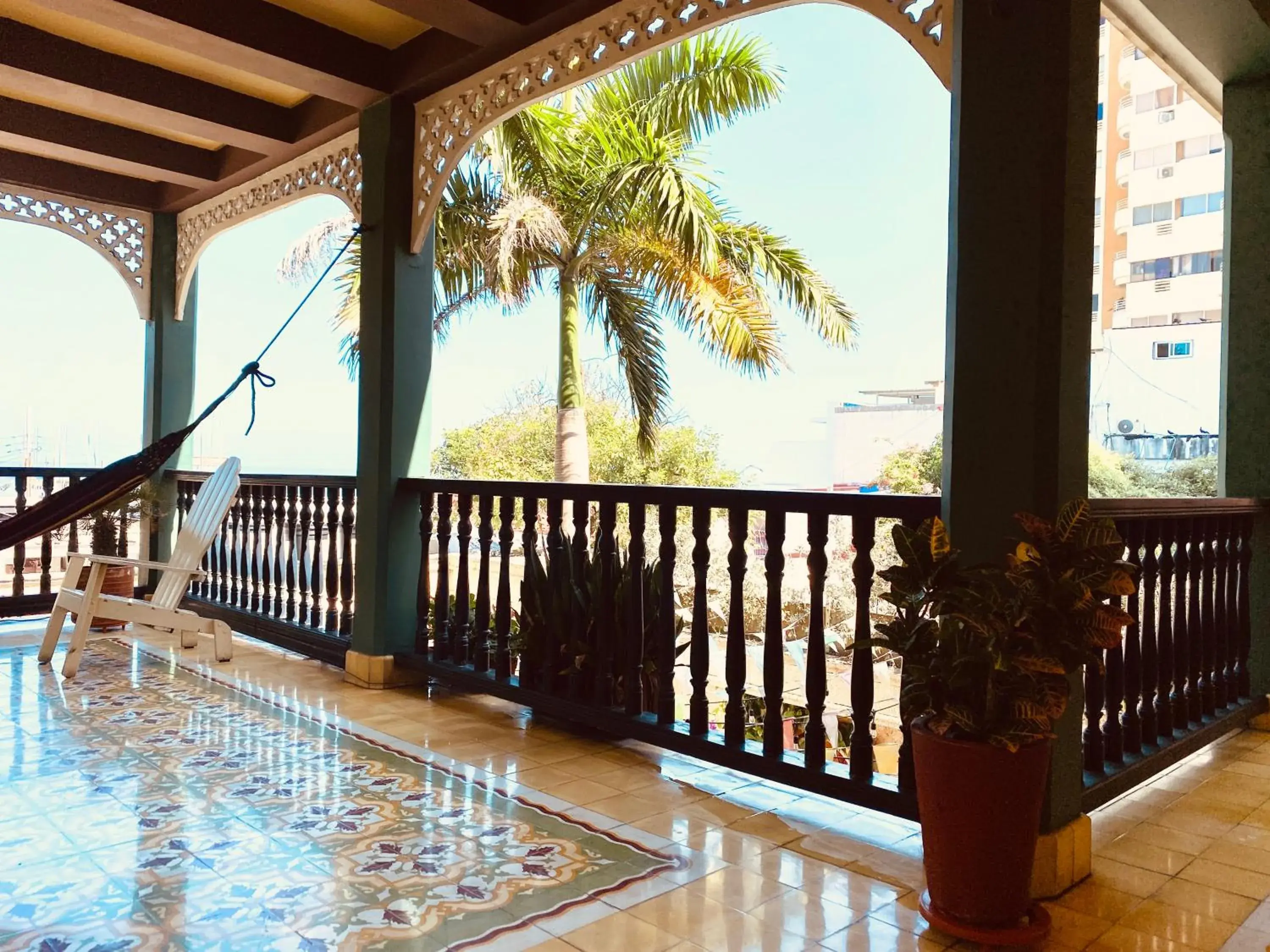 Balcony/Terrace in Hotel Boutique Castillo Ines Maria