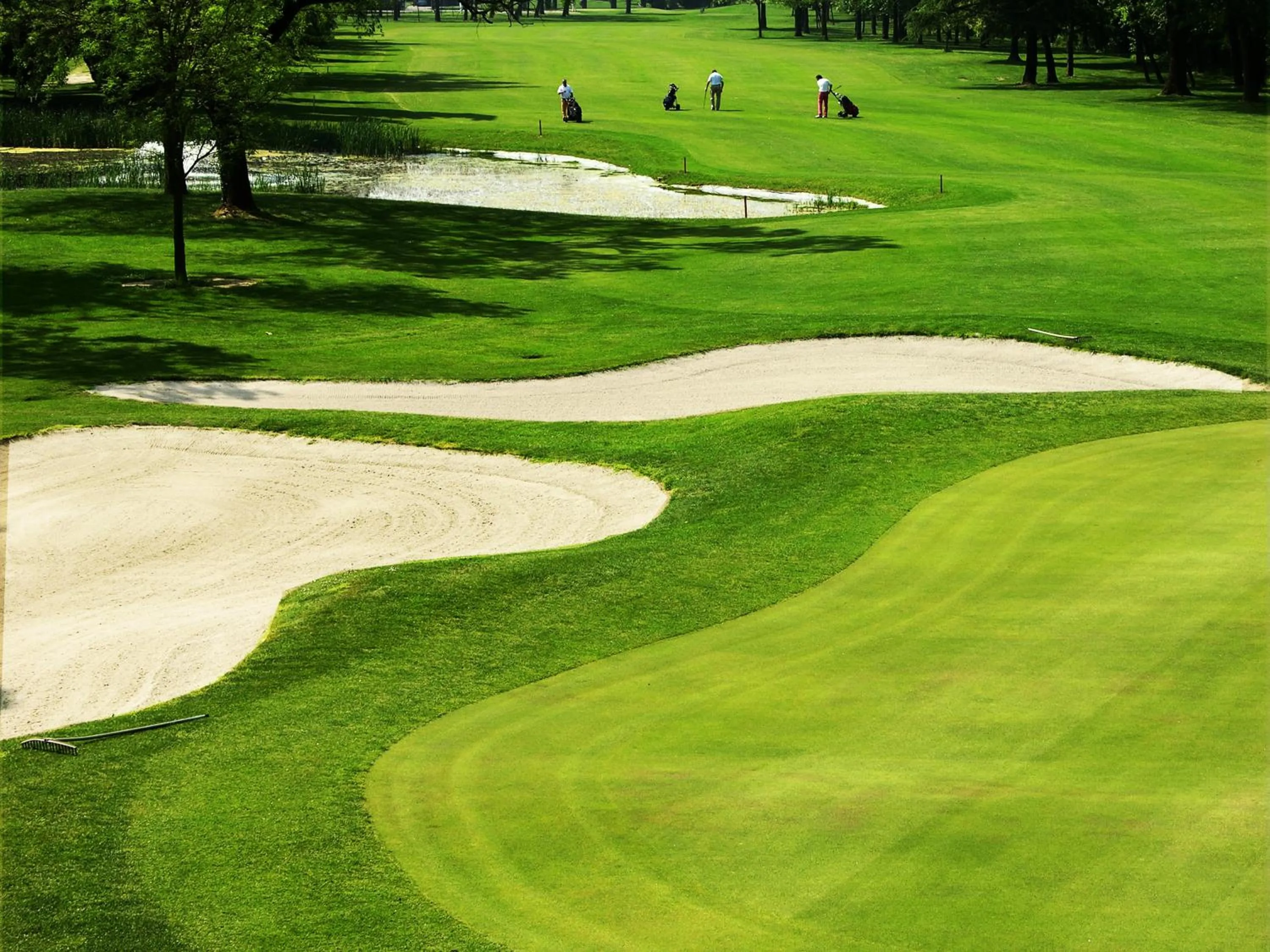 Golfcourse in Hotel Villa Condulmer