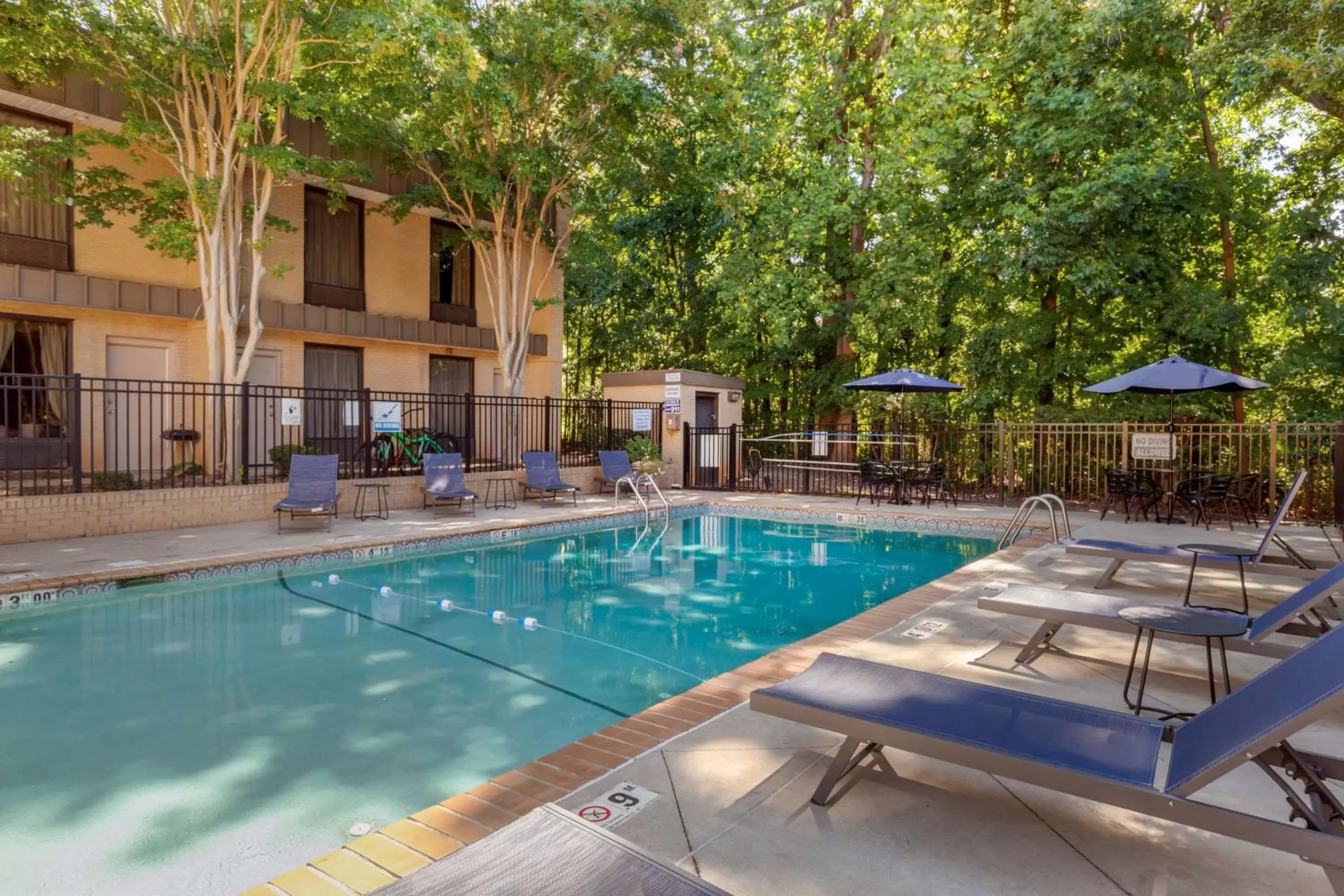 Pool view, Swimming Pool in Best Western Plus Cary - NC State