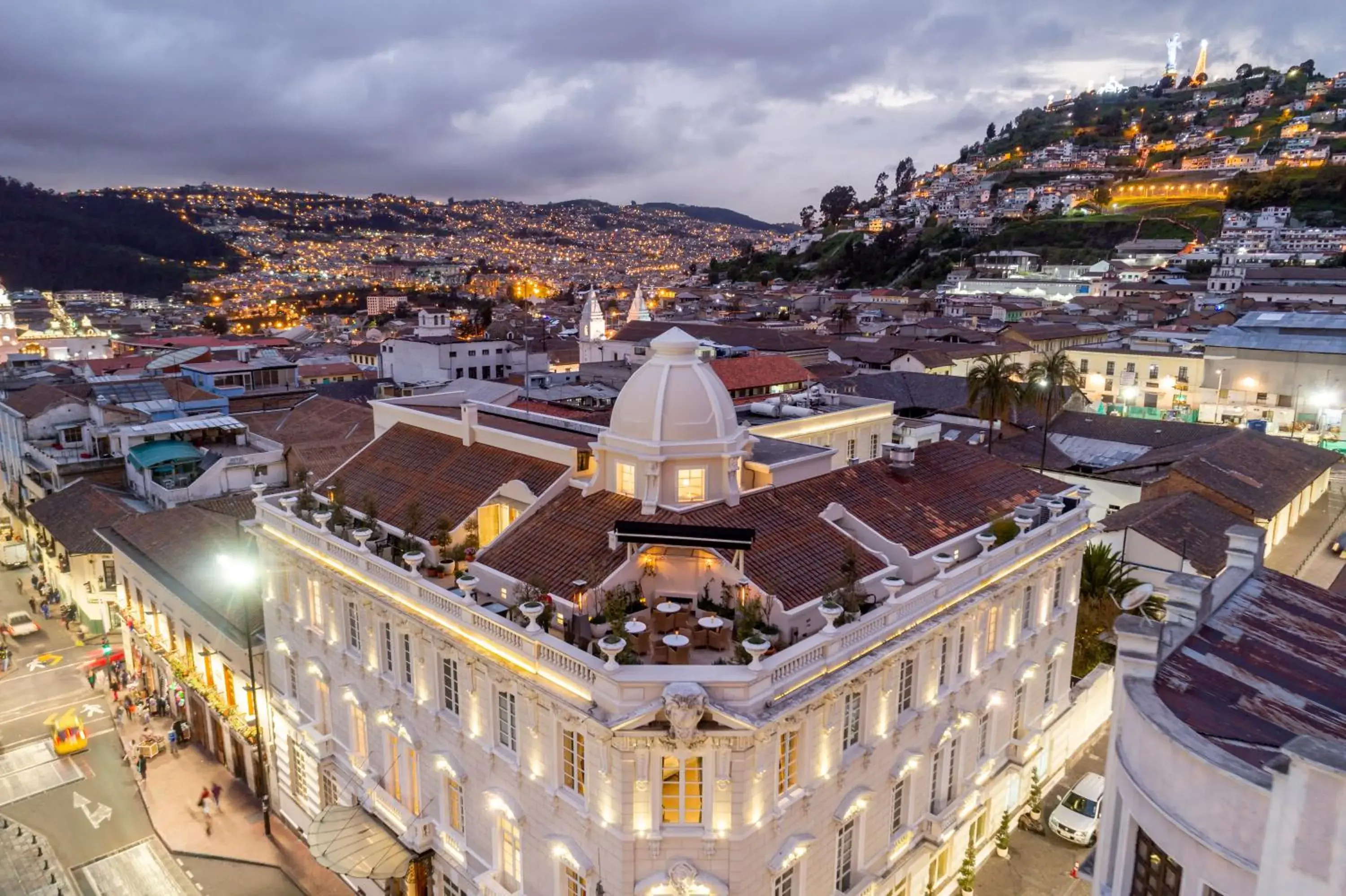 City view in Hotel Casa Gangotena