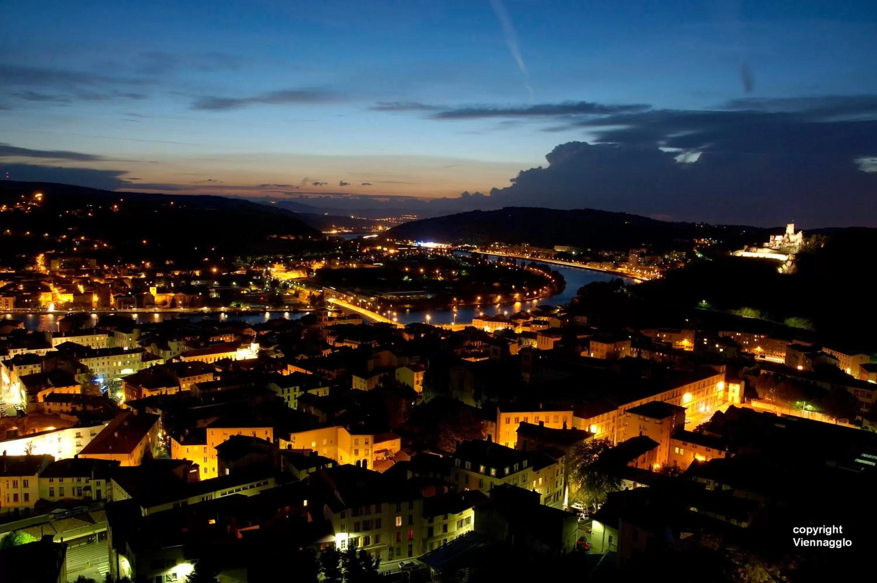 Nearby landmark, Bird's-eye View in IBIS Lyon Sud Chasse Sur Rhône