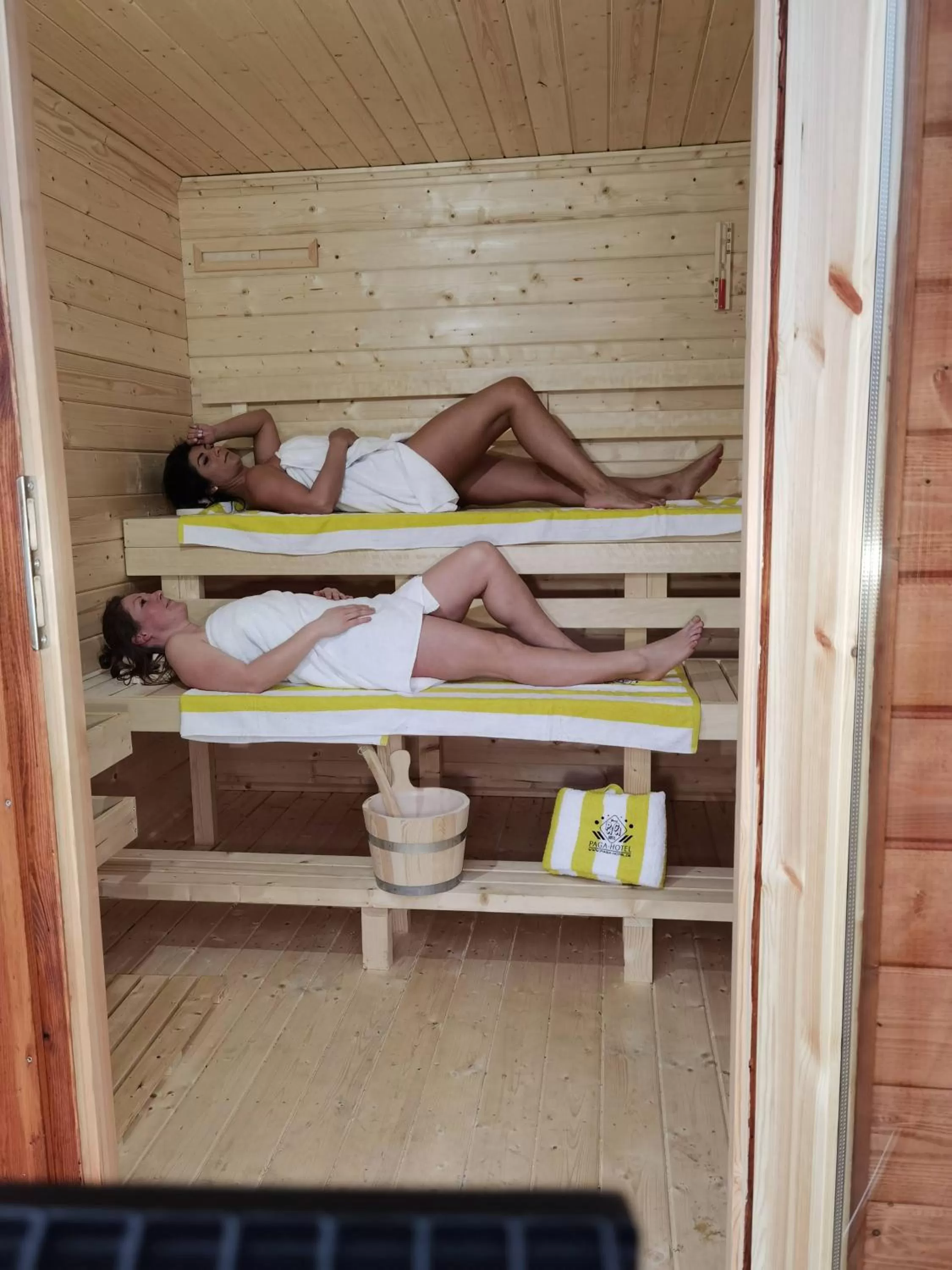 Sauna in PAGA Hotel