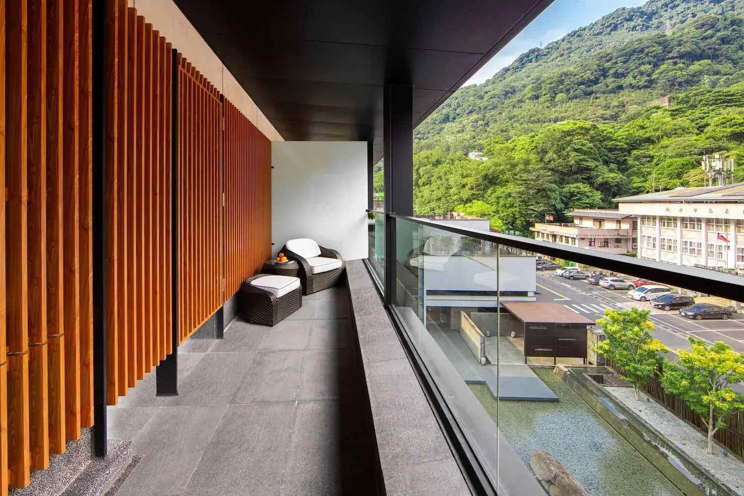 Balcony/Terrace in Pause Landis Resort Wulai