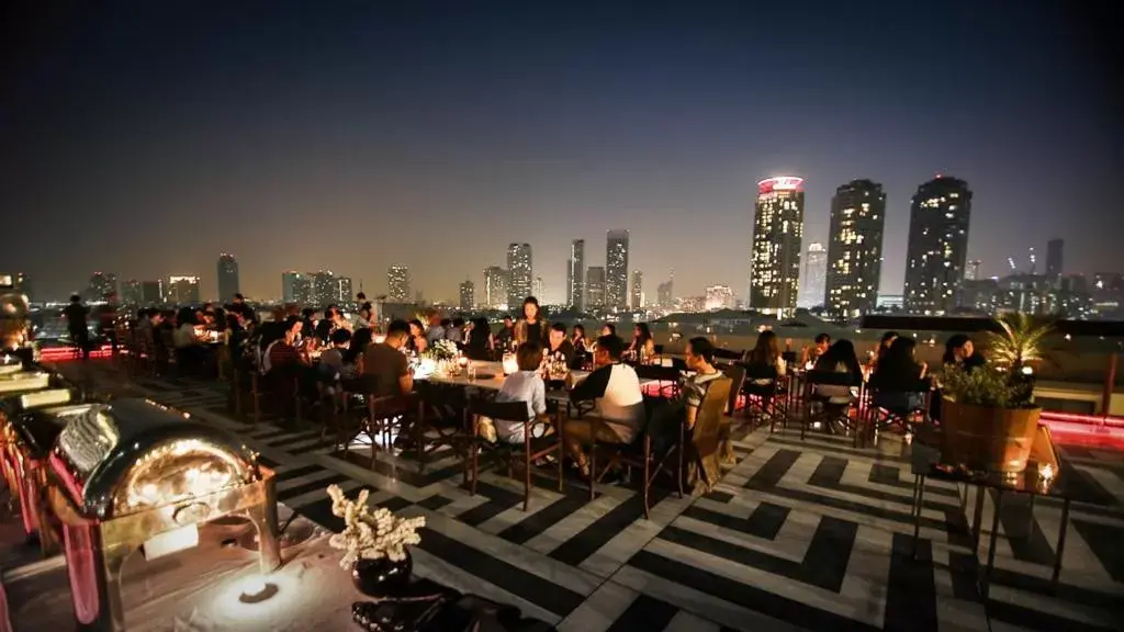 Night, Restaurant/Places to Eat in Hotel Once Bangkok
