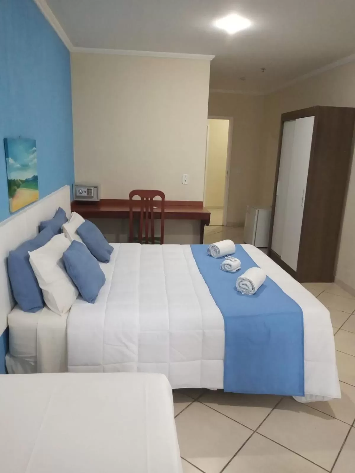 Bed in Acrópolis Marina Hotel
