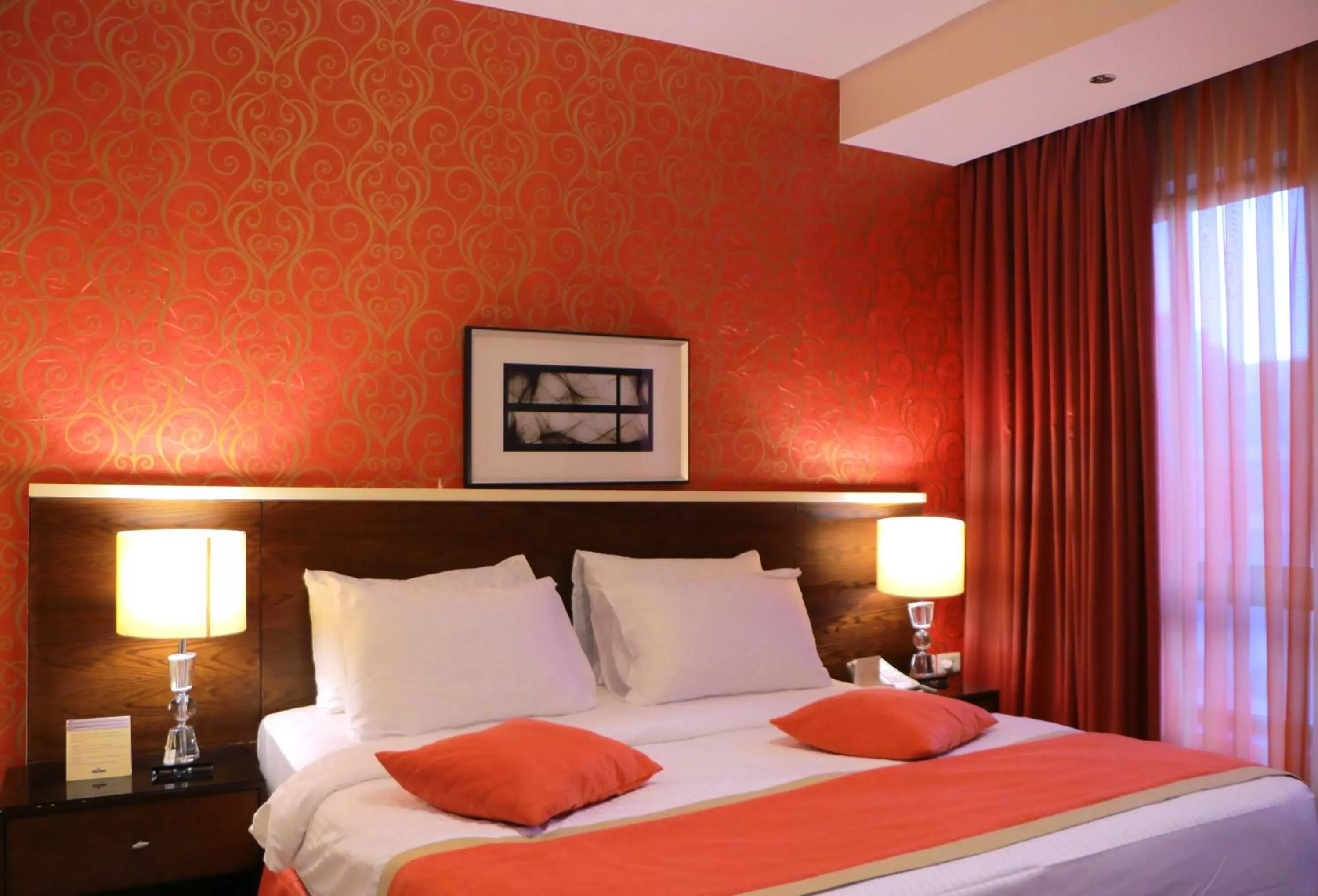 Bed in City Rose Hotel Suites