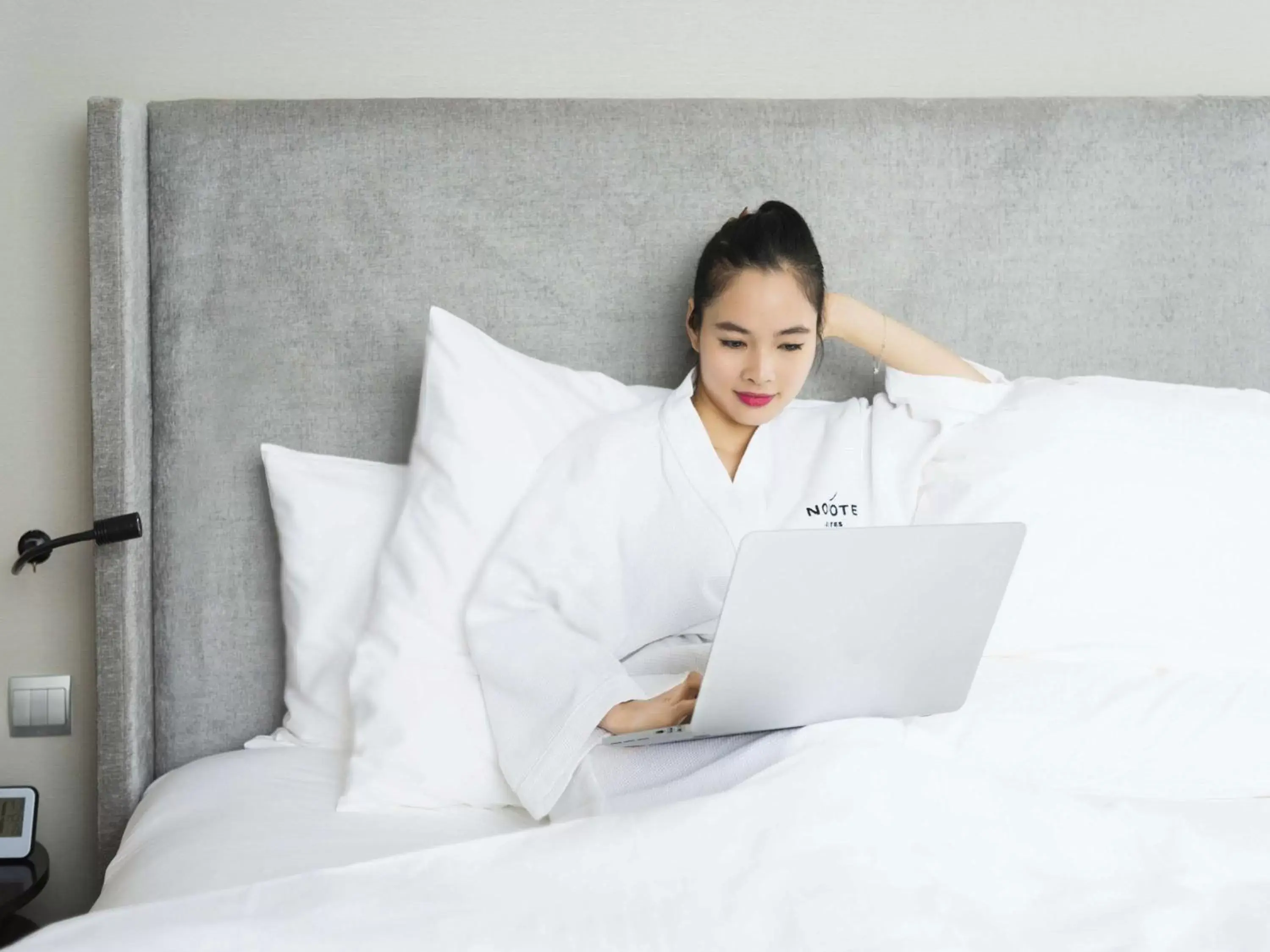 Bedroom in Novotel Suites Hanoi