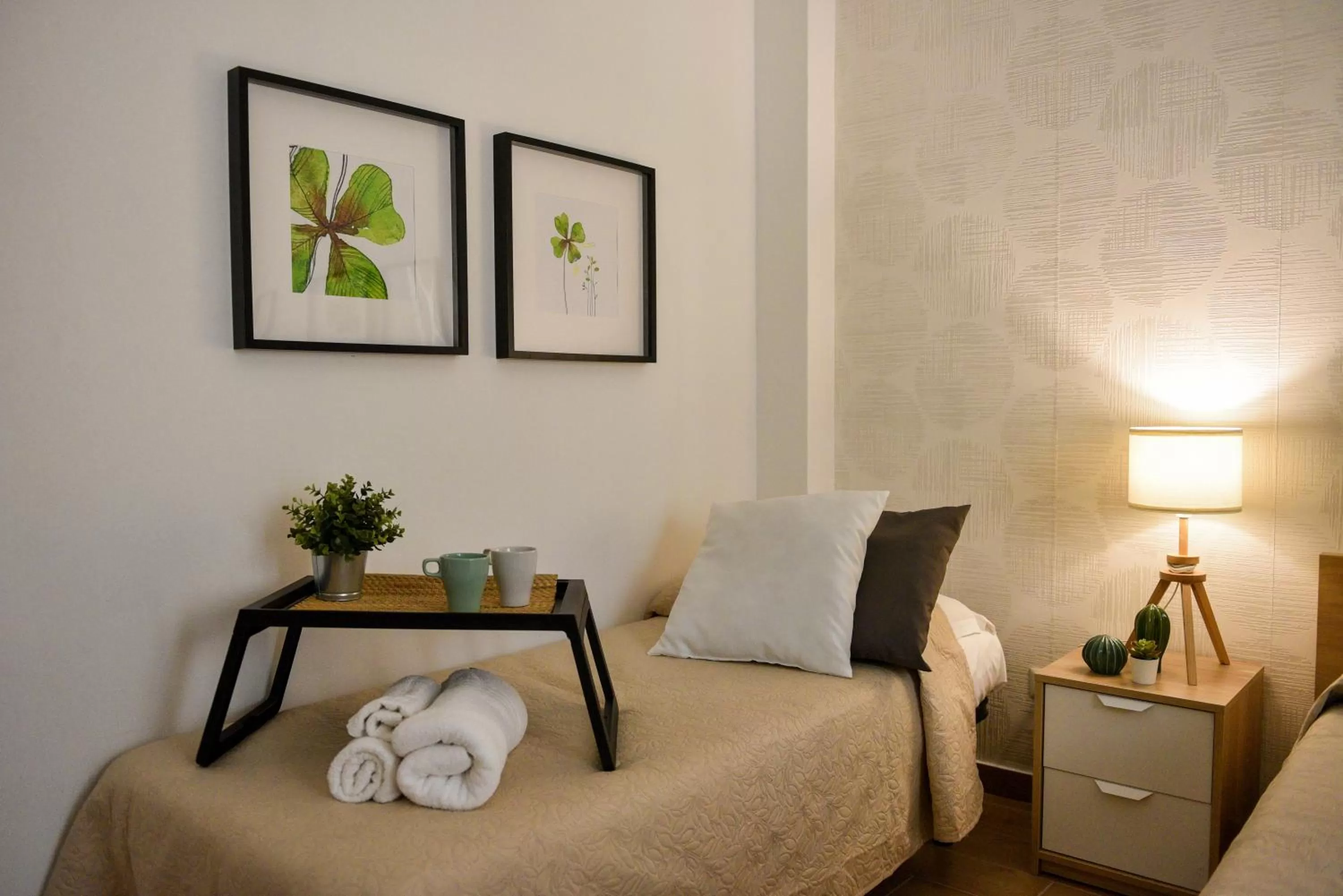 Bed in B&B Portafortuna Lucky charm