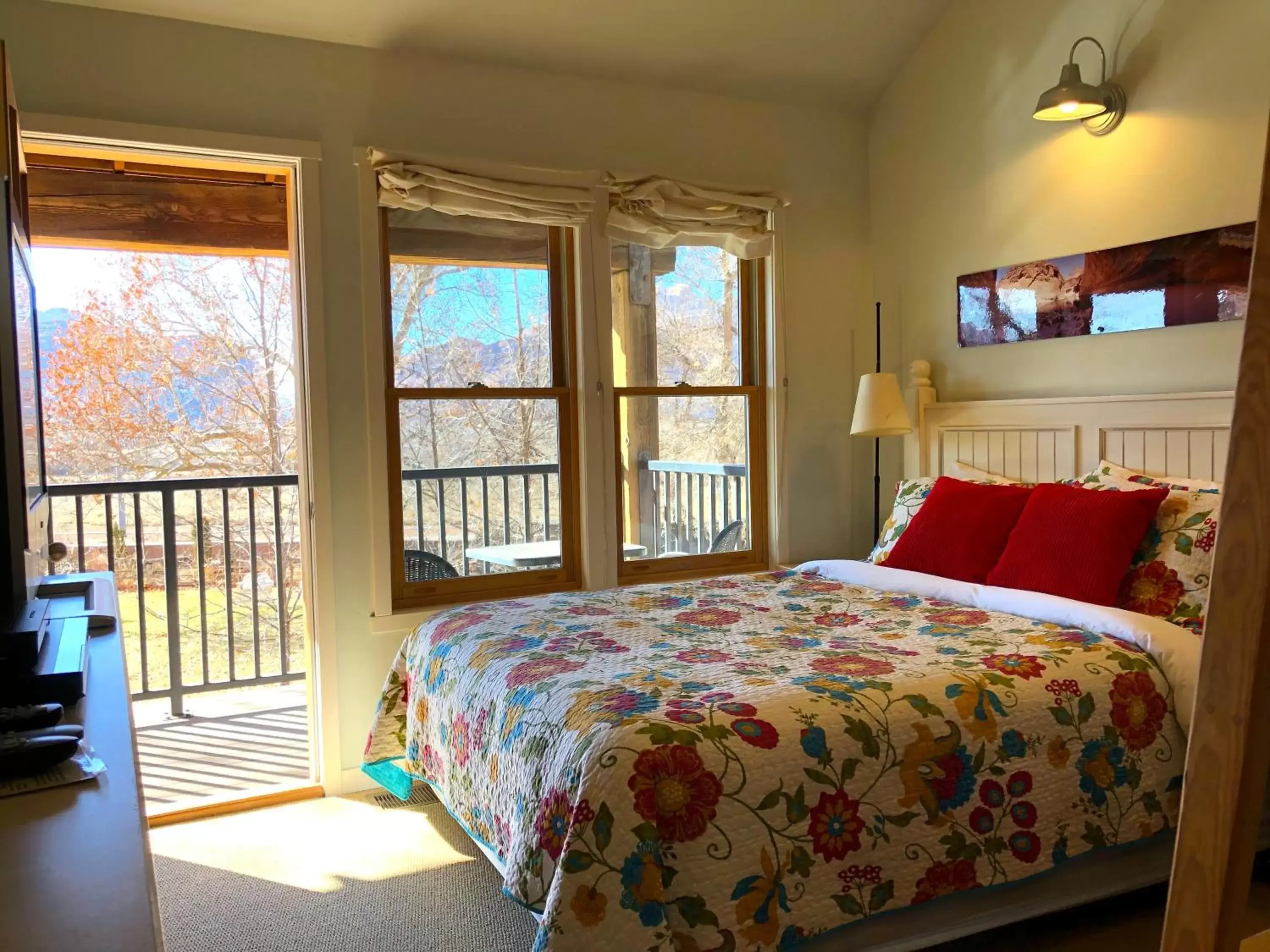 Bed in Moab Springs Ranch