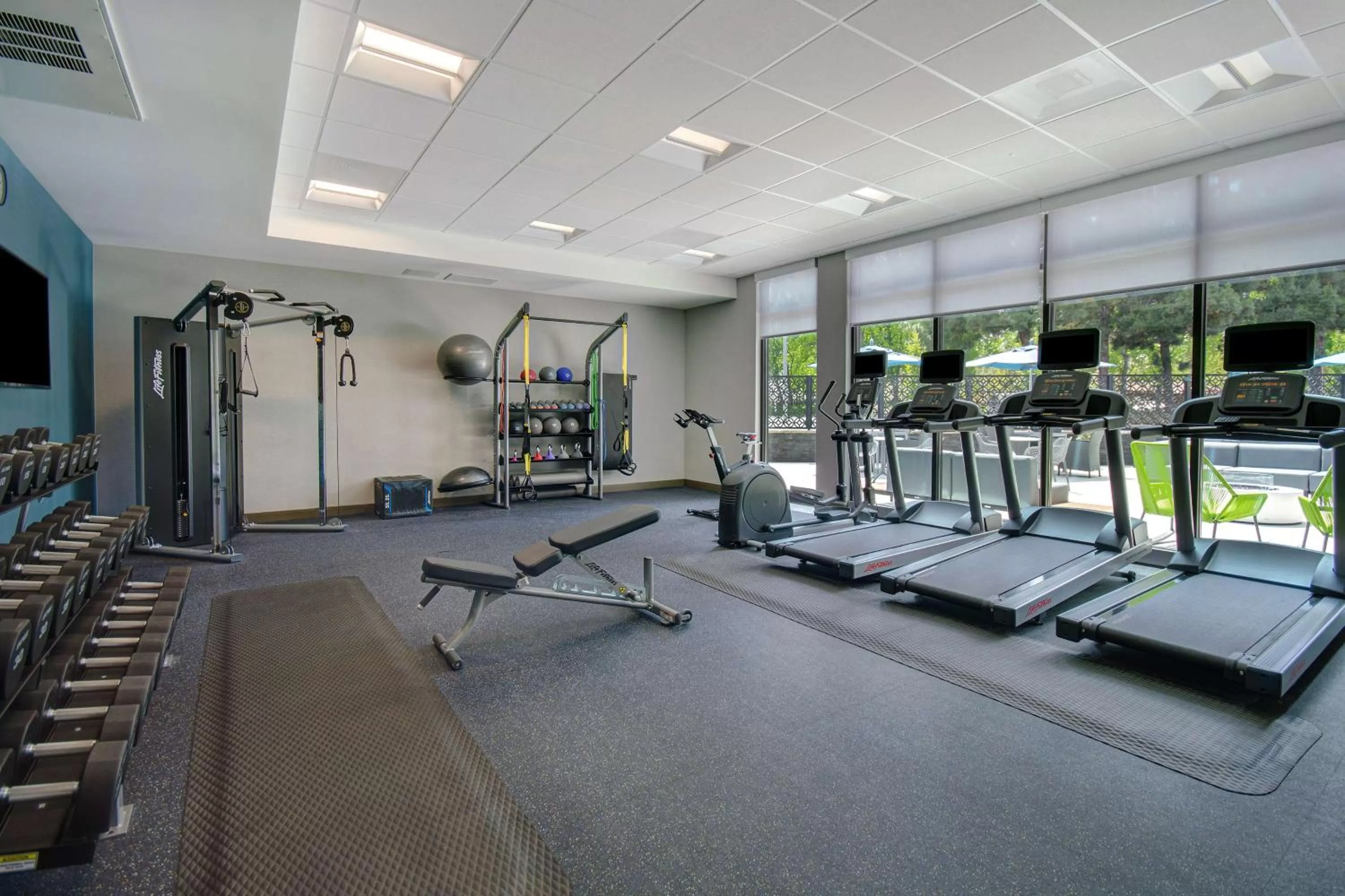 Fitness centre/facilities in Hampton Inn & Suites Sunnyvale-Silicon Valley, Ca