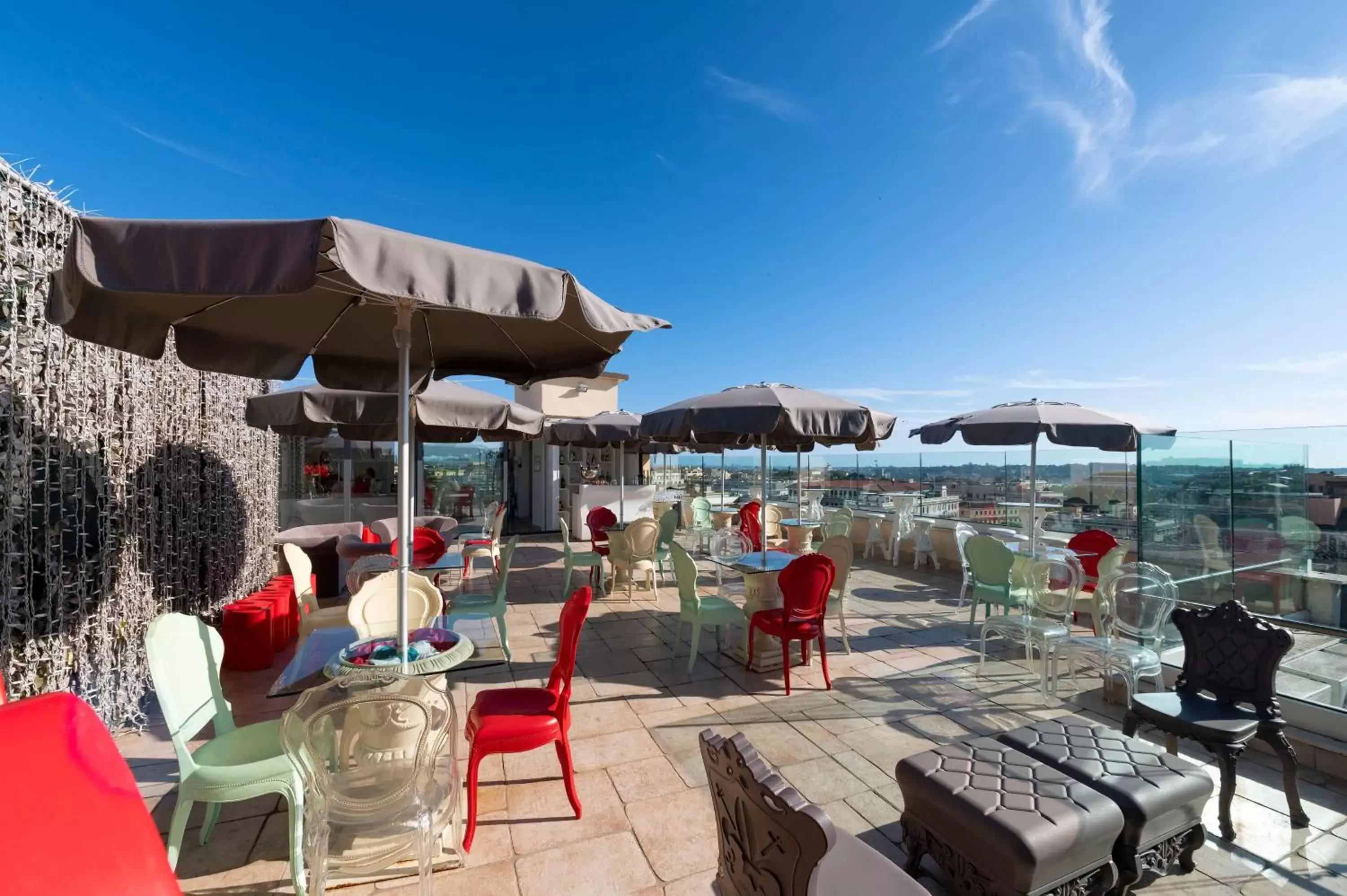 Balcony/Terrace, Restaurant/Places to Eat in Romanico Palace Luxury Hotel & SPA
