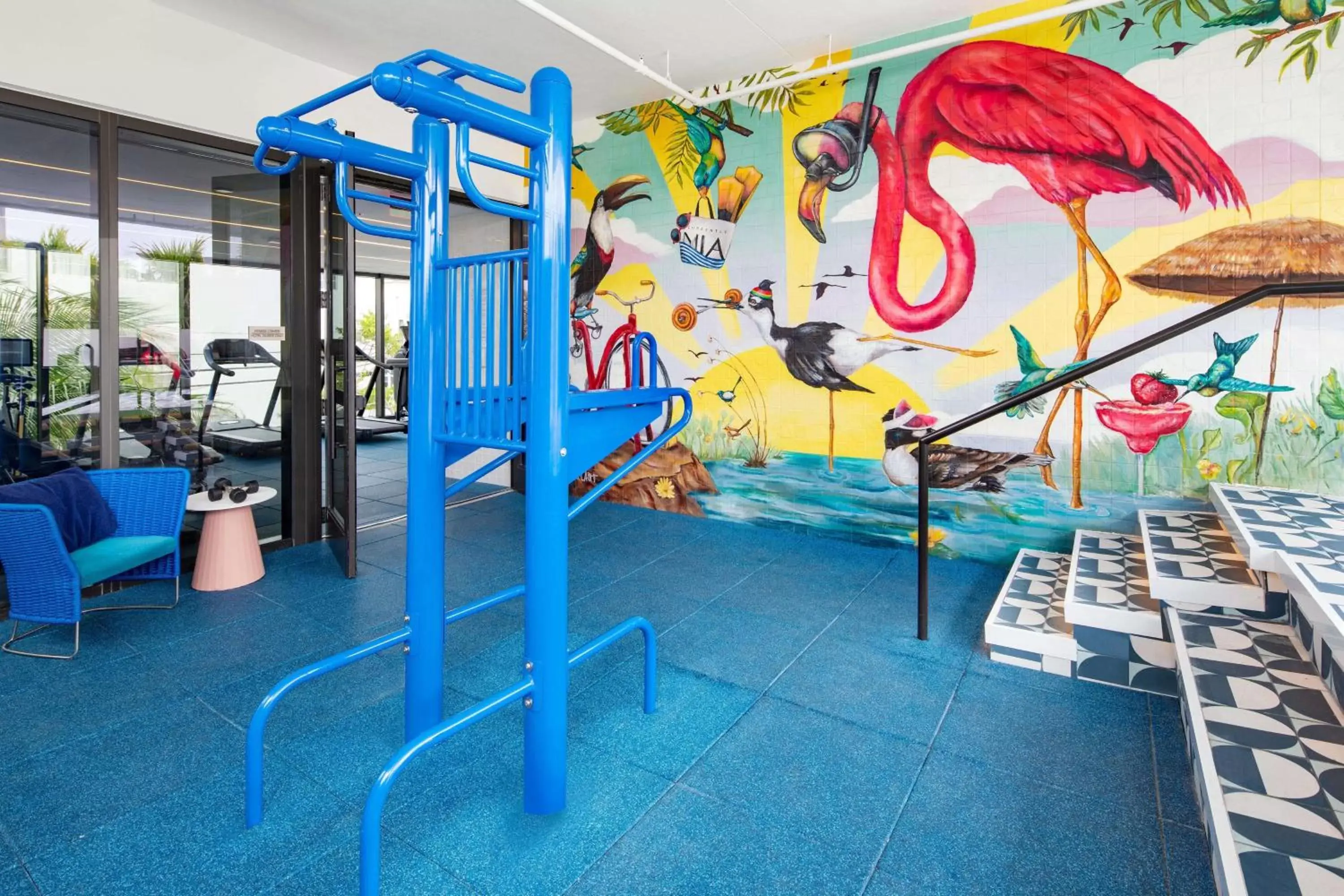 Fitness centre/facilities in Moxy Miami South Beach
