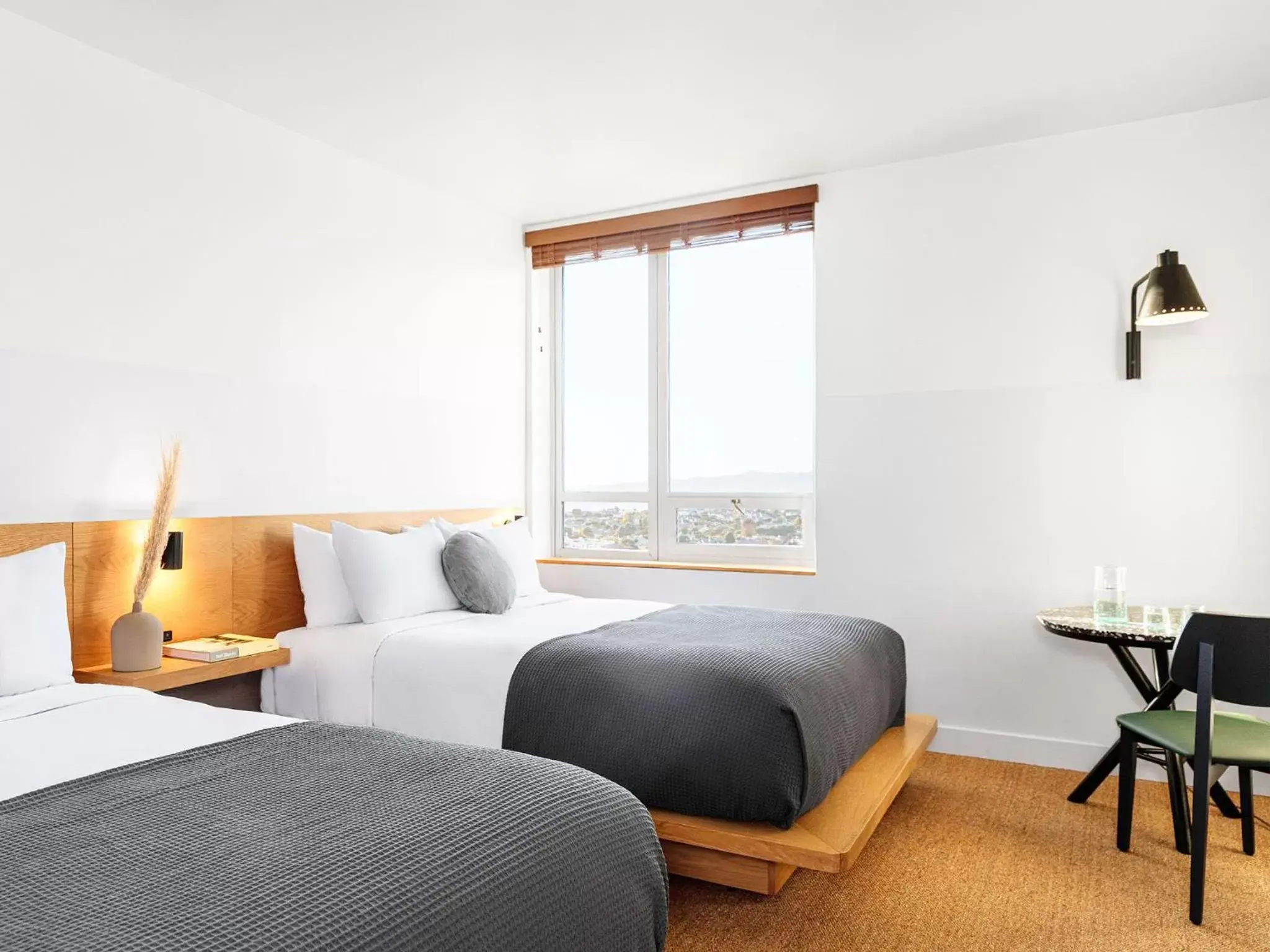Bed in Hotel June, Los Angeles, a Member of Design Hotels