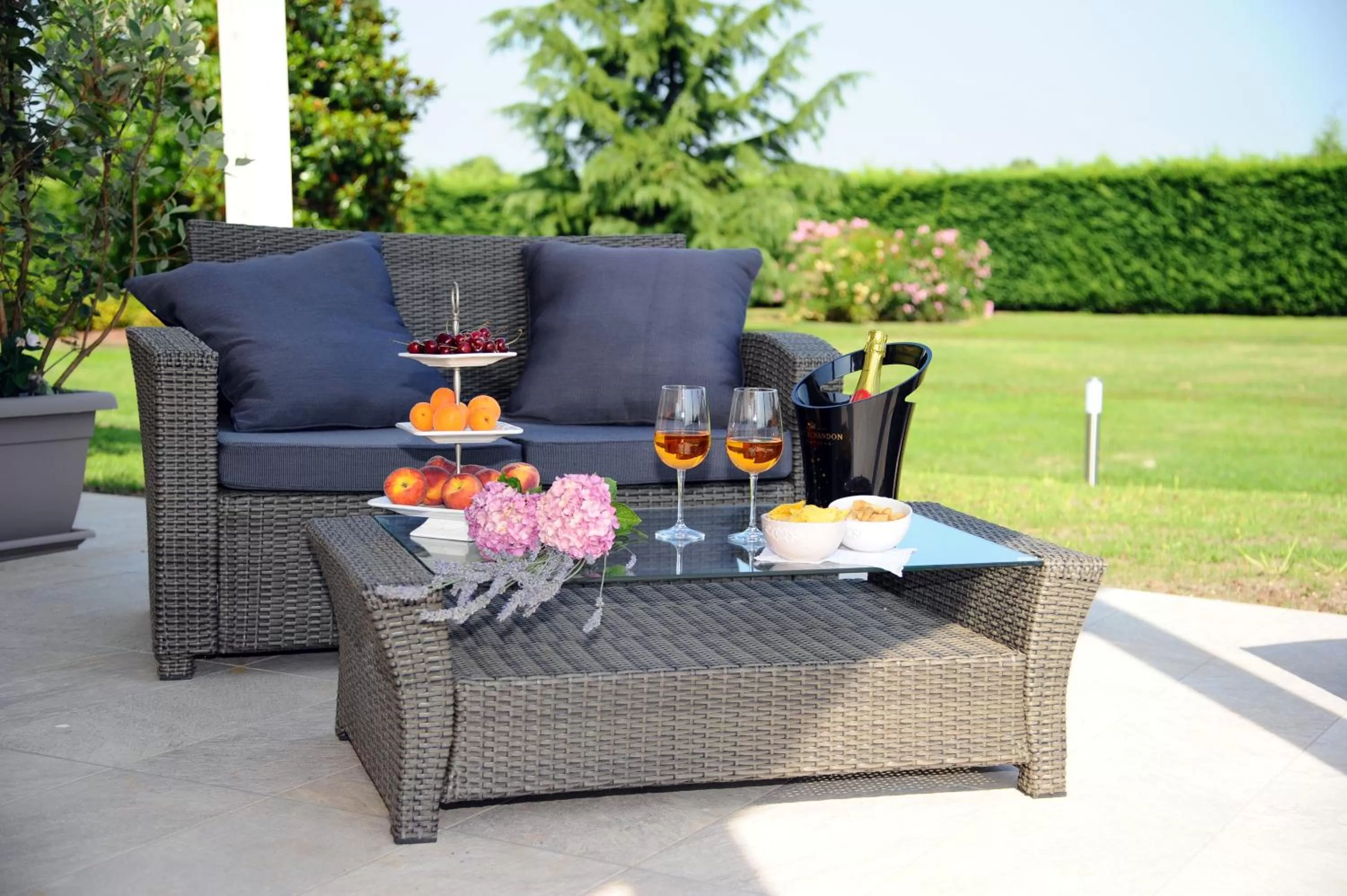 Patio in B&B La Magia dei Sogni Relais