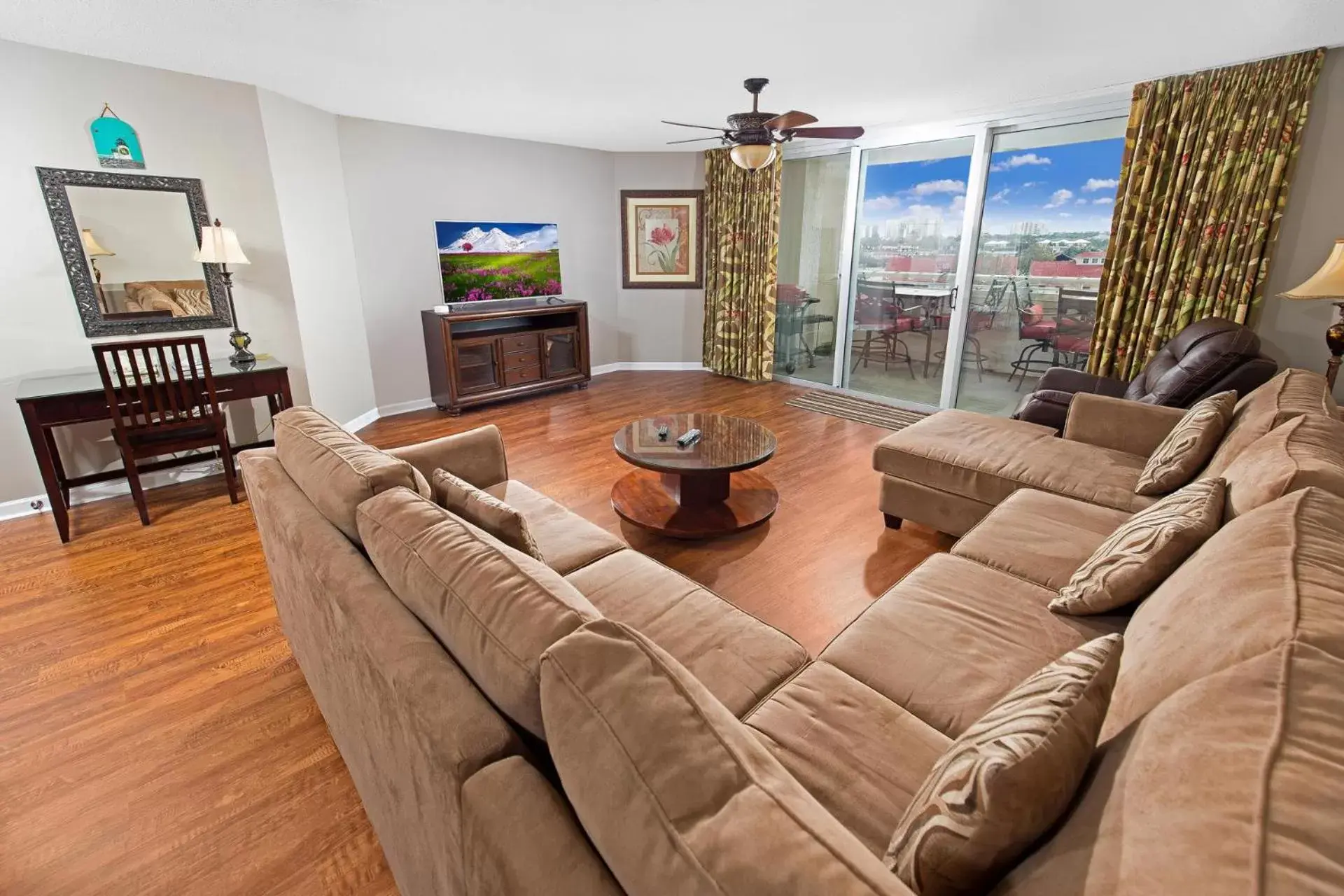 Living room, Seating Area in Barefoot Resort Golf & Yacht Club Villas