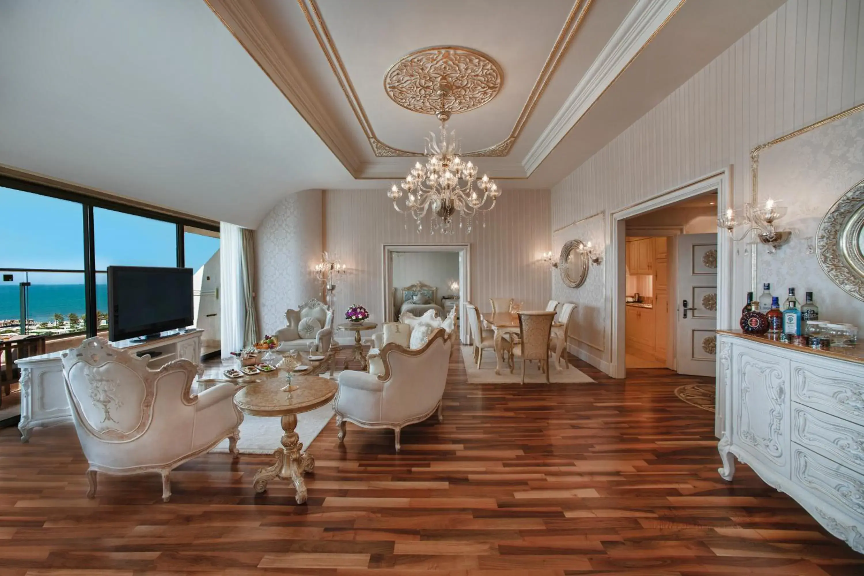 Living room in Maxx Royal Belek Golf Resort 