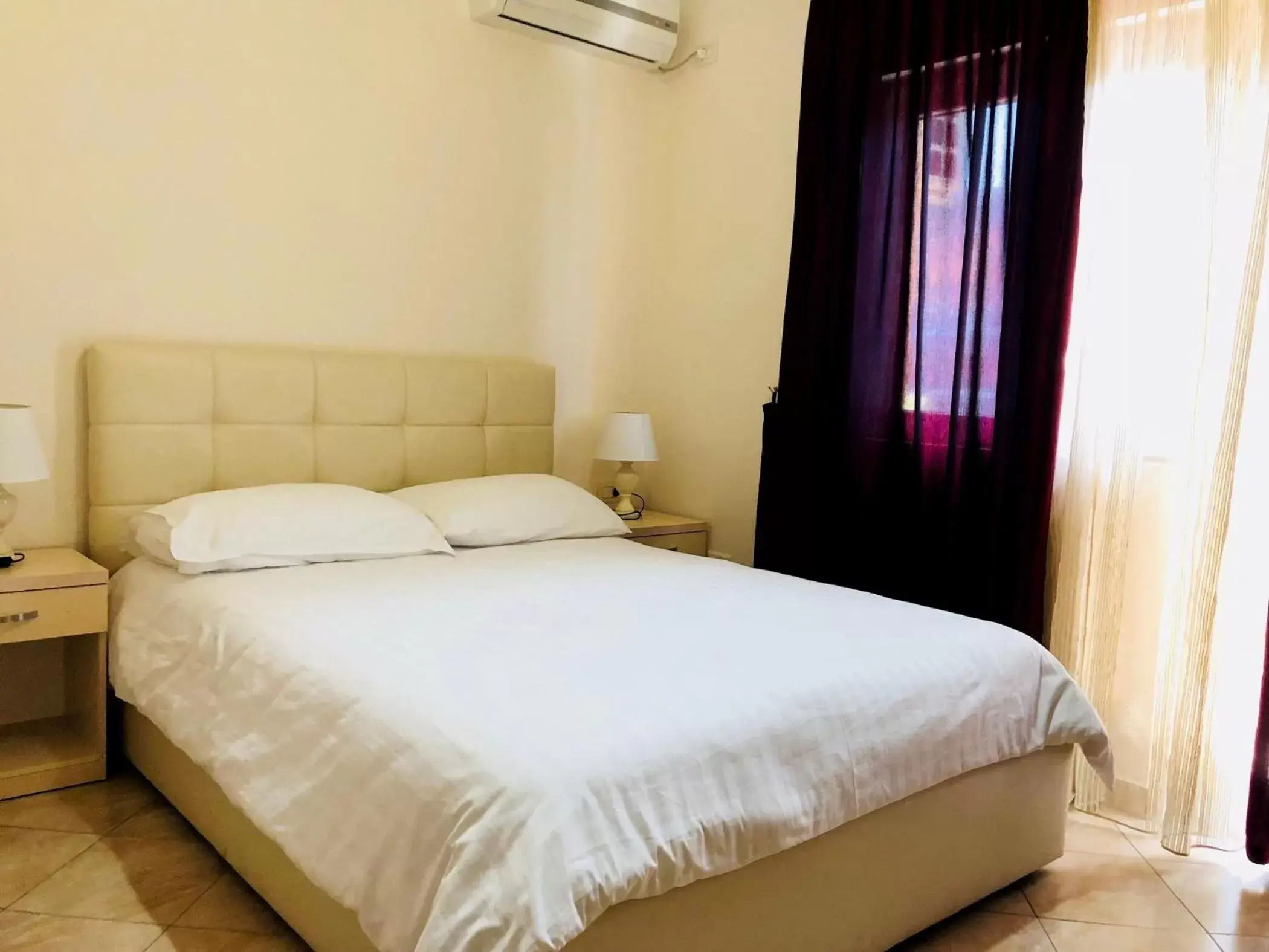 Bed in Bristol Hotel Tirana
