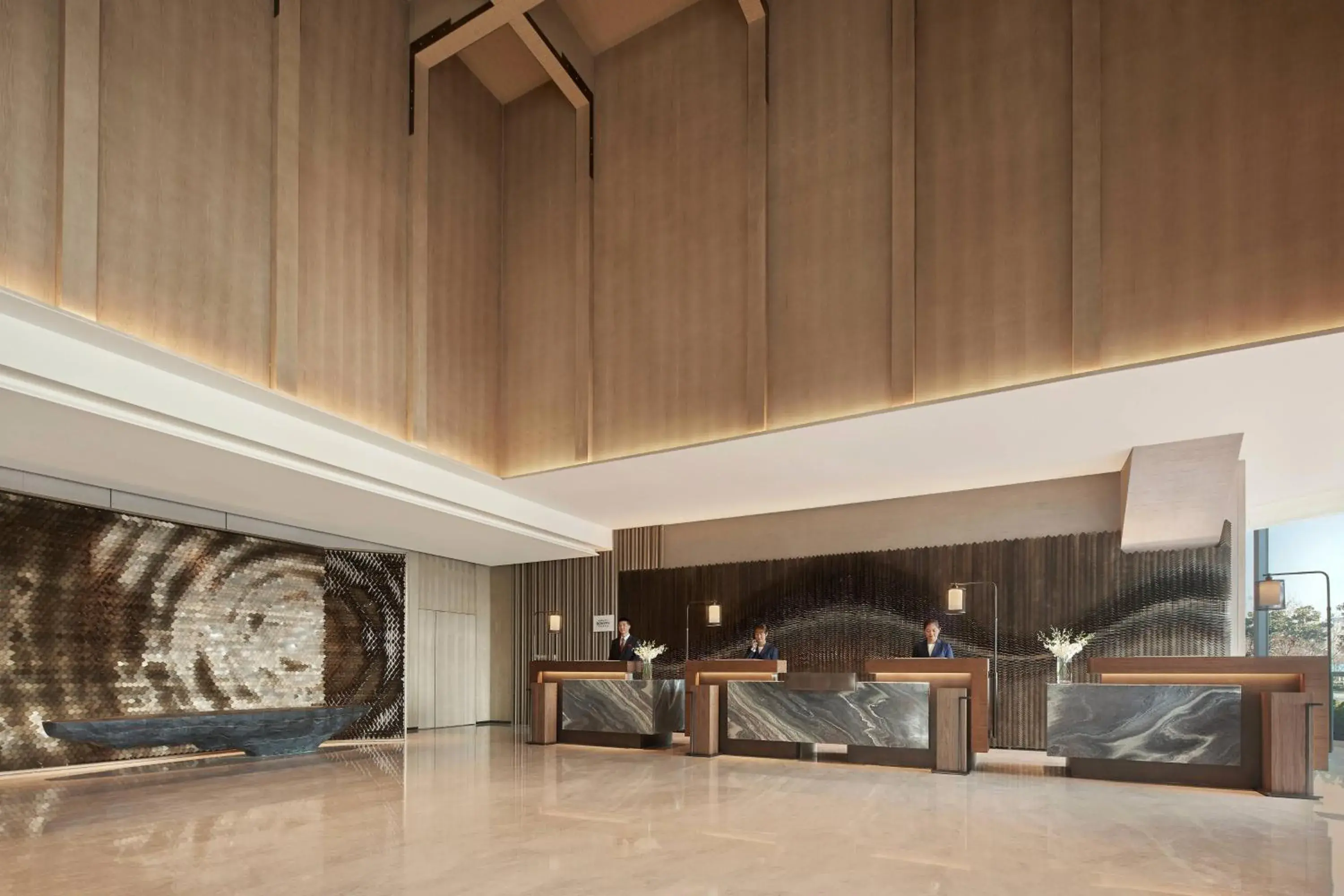 Lobby or reception in Liyang Marriott Hotel