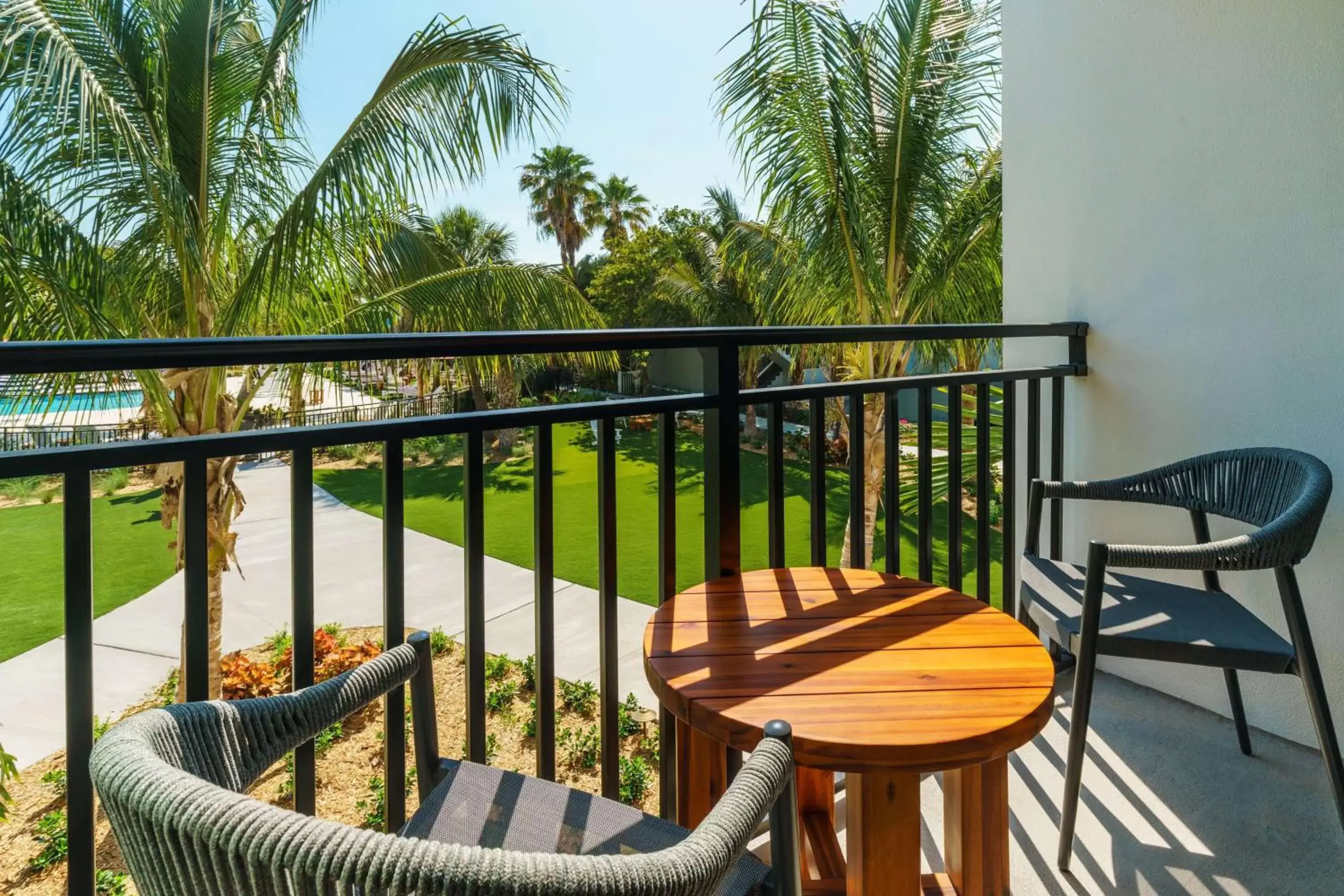 View (from property/room), Balcony/Terrace in Hilton Garden Inn St. Pete Beach, FL