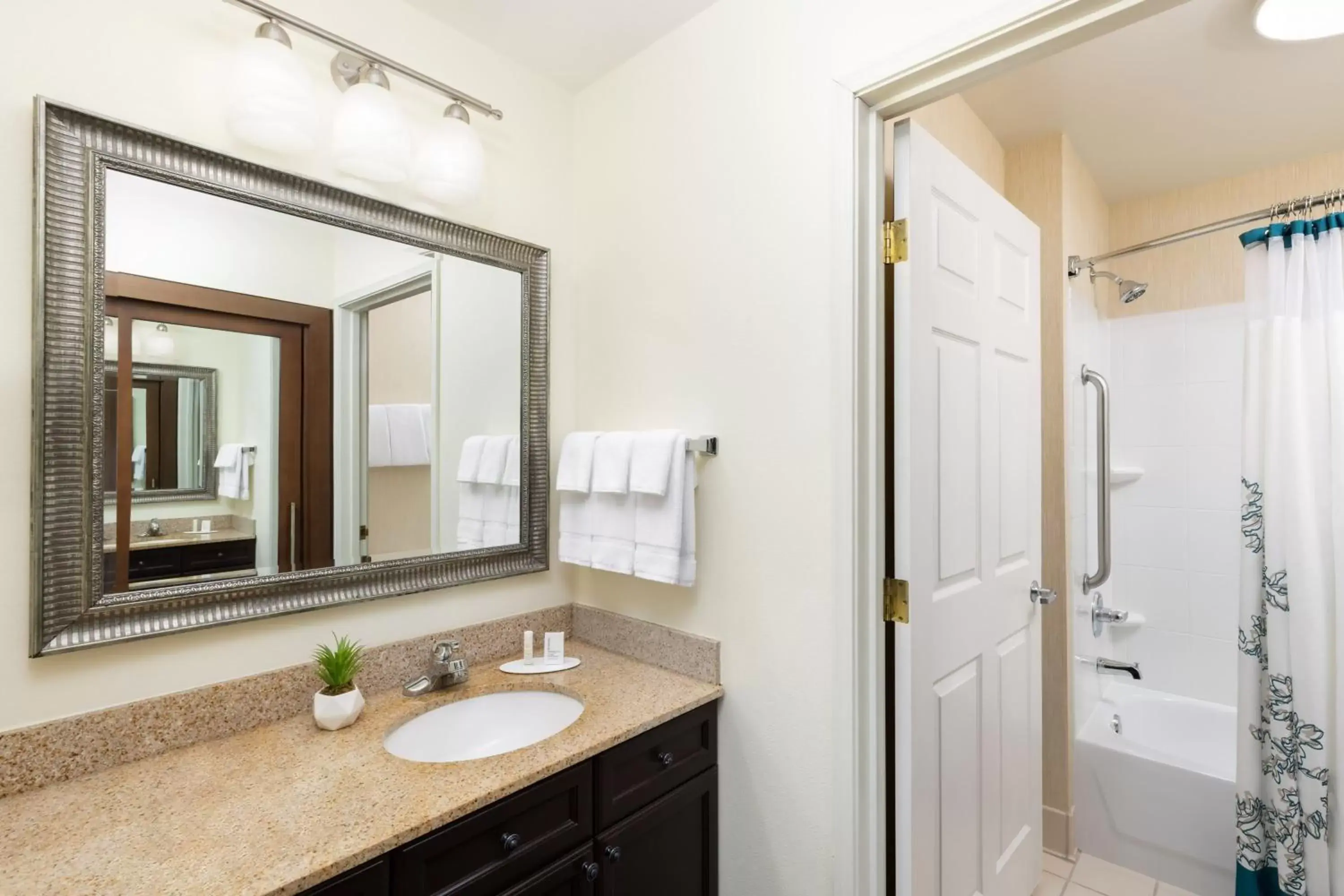 Bathroom in Residence Inn Des Moines West at Jordan Creek Town Center