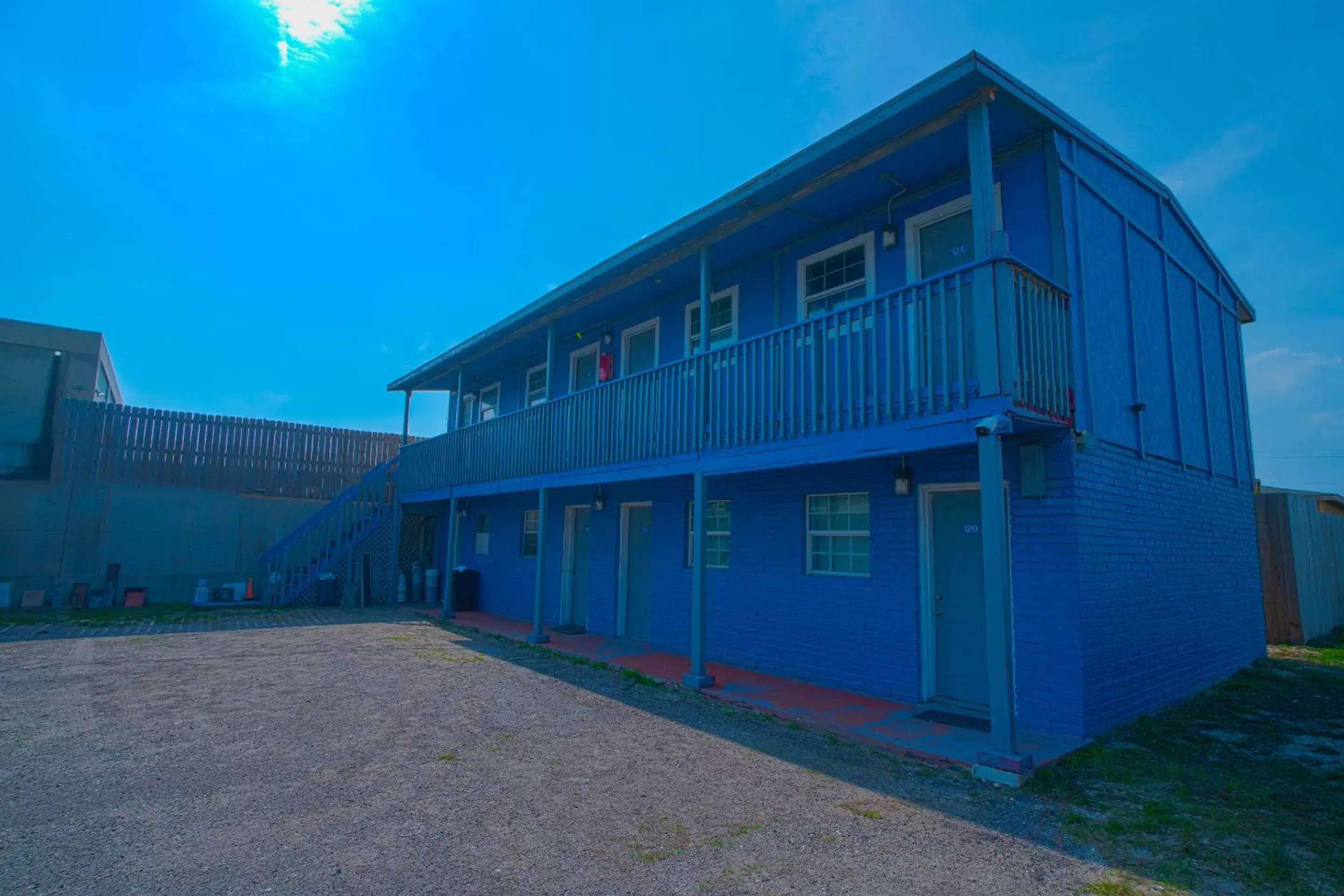 Facade/entrance, Property Building in Monterrey Motel Padre Island, Corpus Christi BY OYO