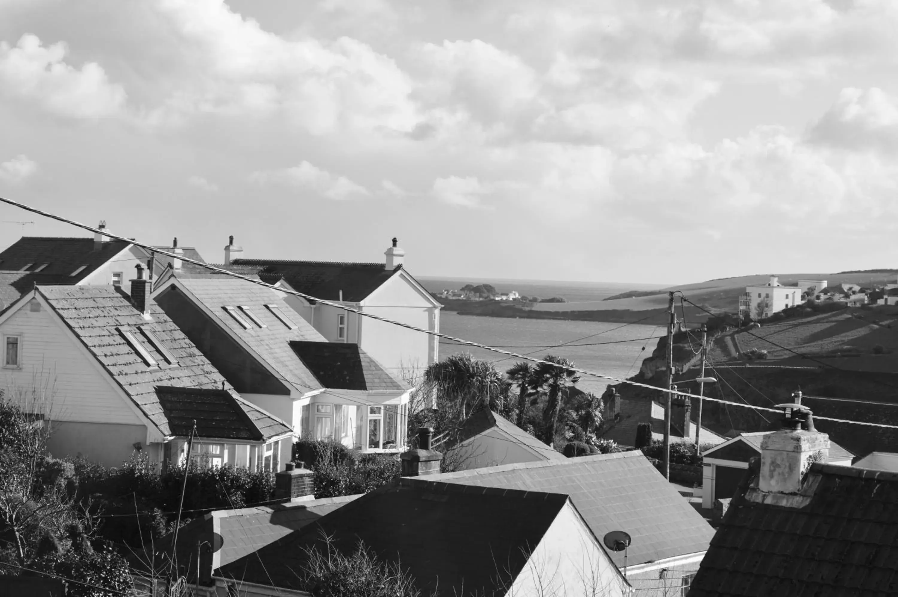 Sea view in Tregorran Guest House Mevagissey