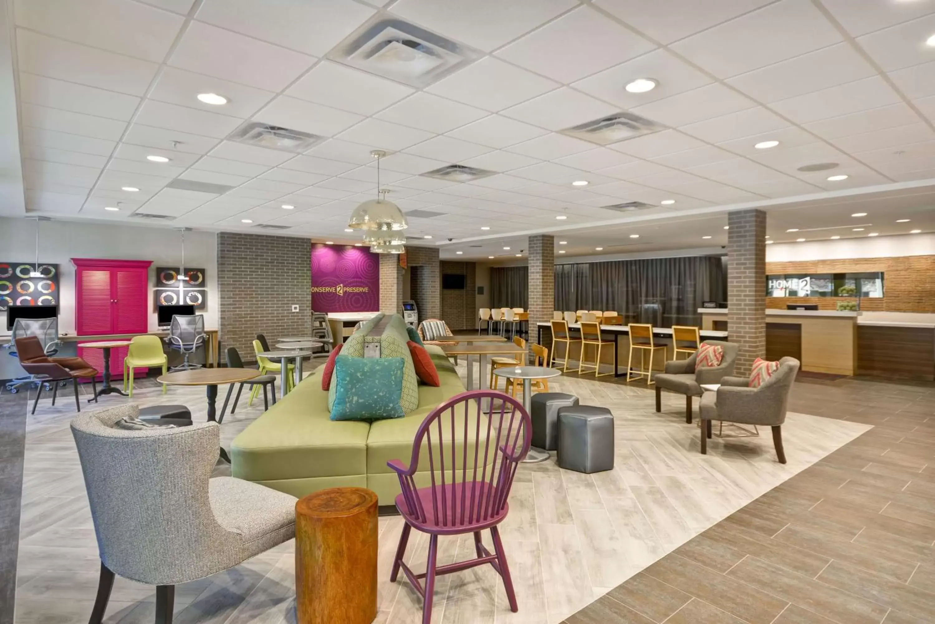 Lobby or reception in Home2 Suites by Hilton Kansas City KU Medical Center