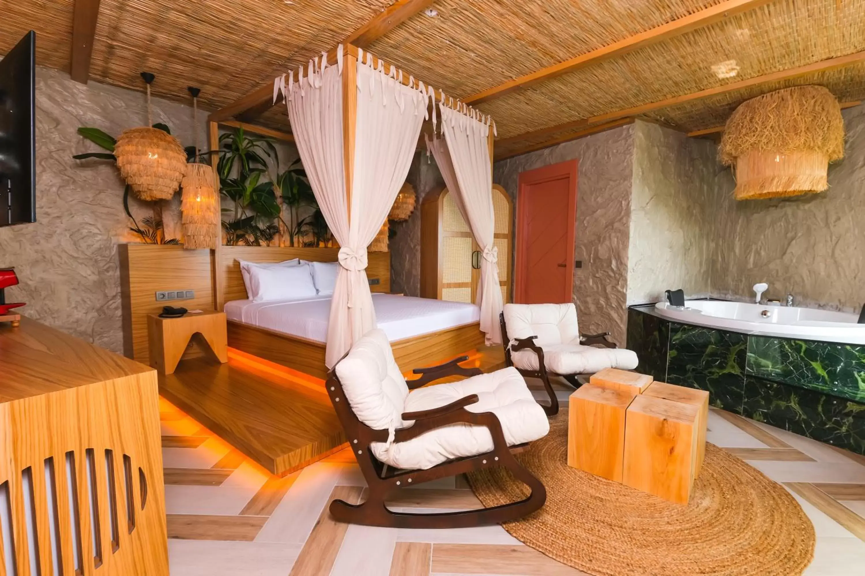 Bed in Bilem Hotel Beach & Spa Bed in Bilem Hotel Beach & Spa