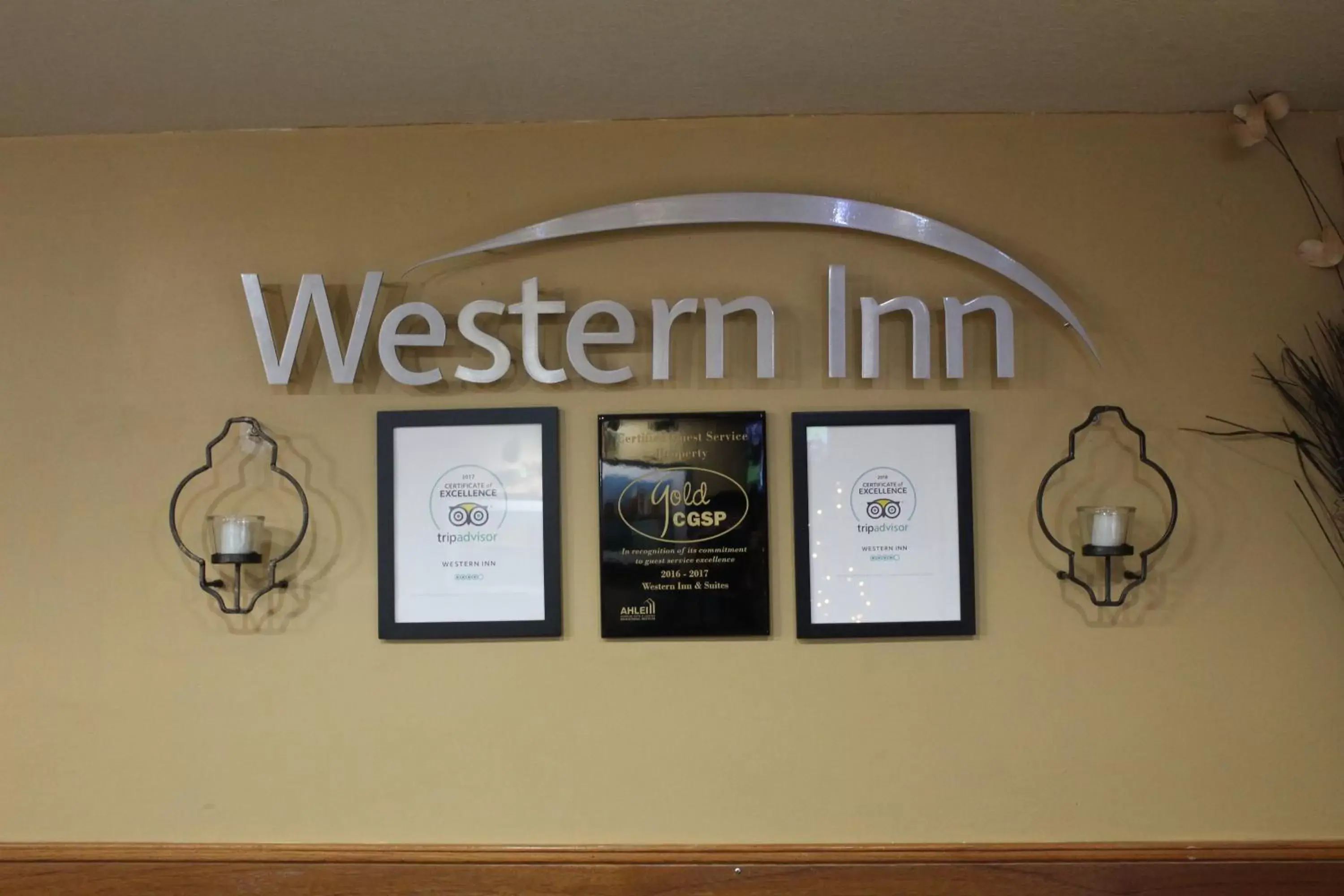 Certificate/Award in Old Town Western Inn