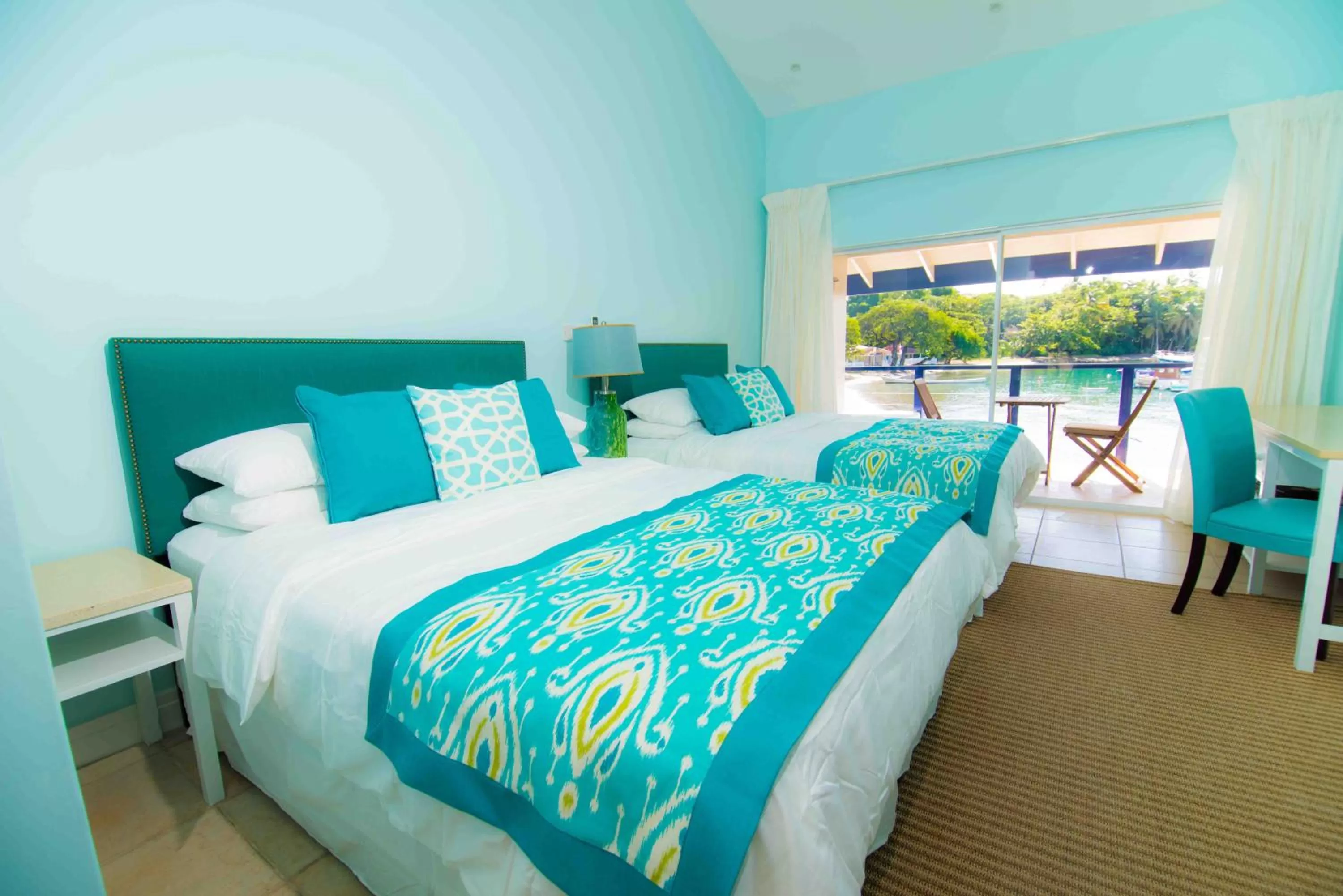 Bed in Blue Lagoon Hotel and Marina Ltd