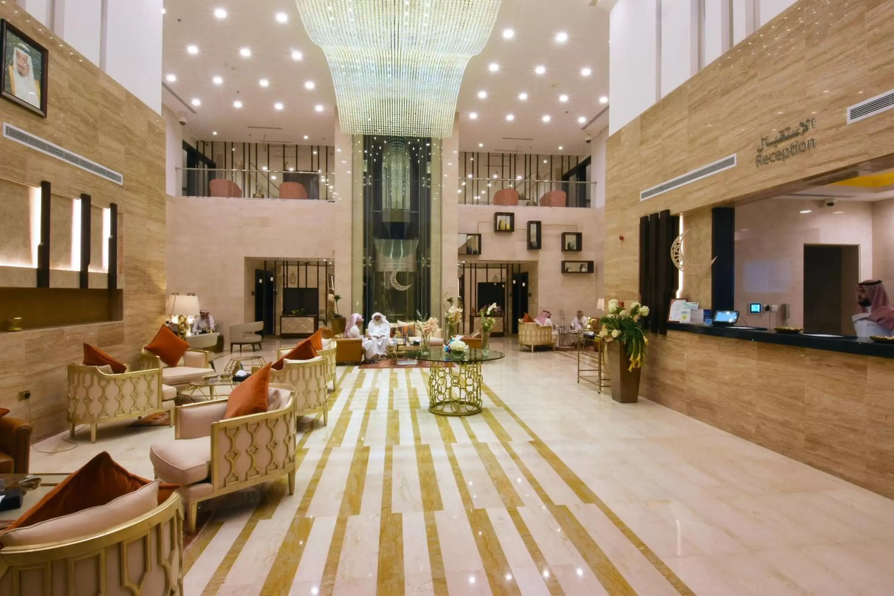 Lobby or reception in Best Western Plus Fursan Lobby or reception in Best Western Plus Fursan