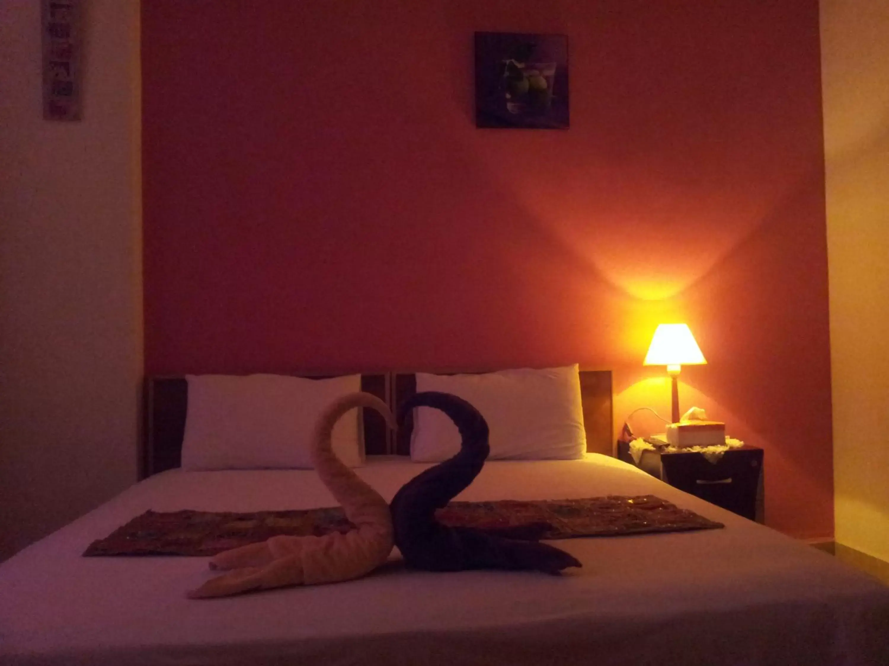Bed in Jordan River Hotel