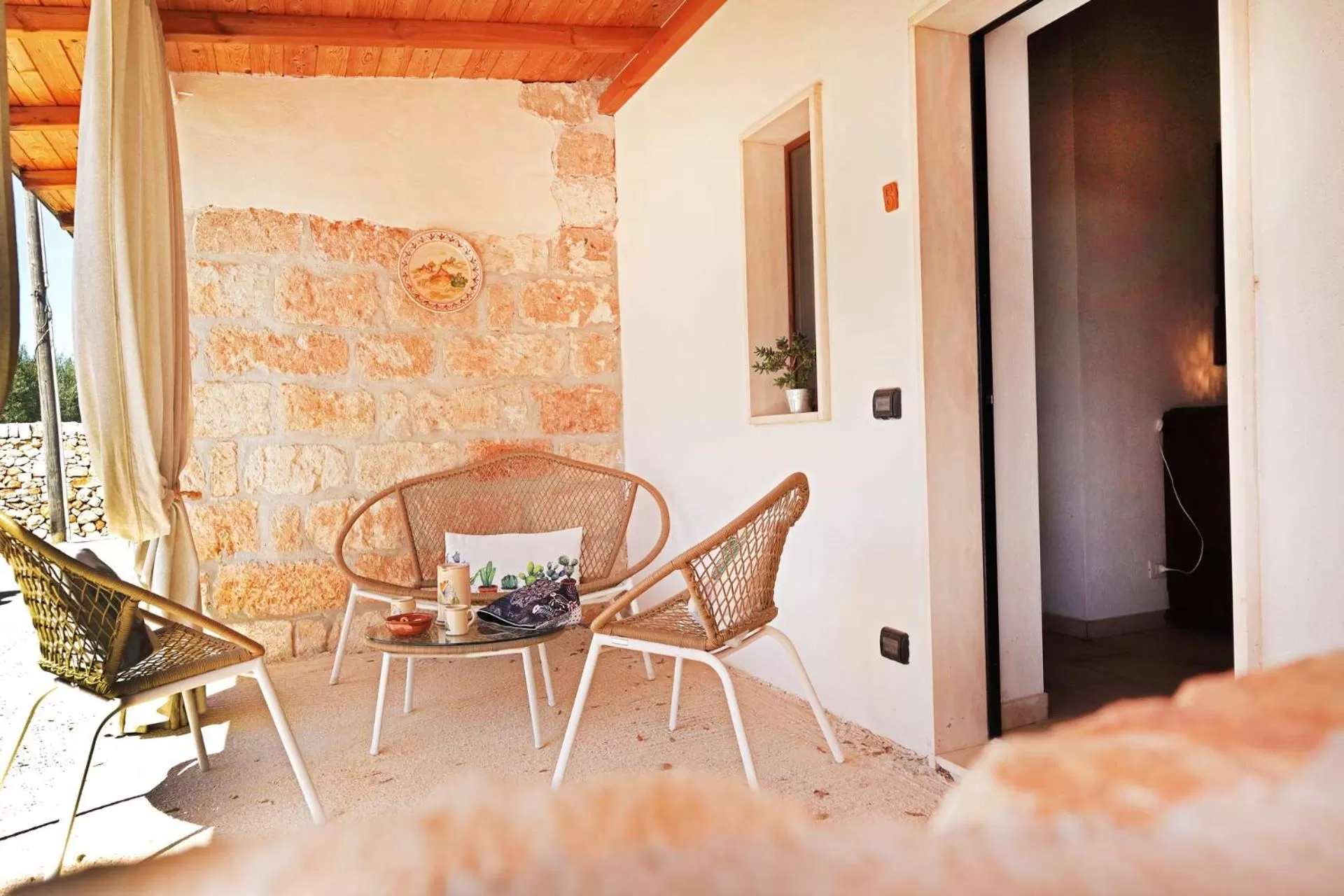 Patio in Agriturismo Masseria Alberotanza