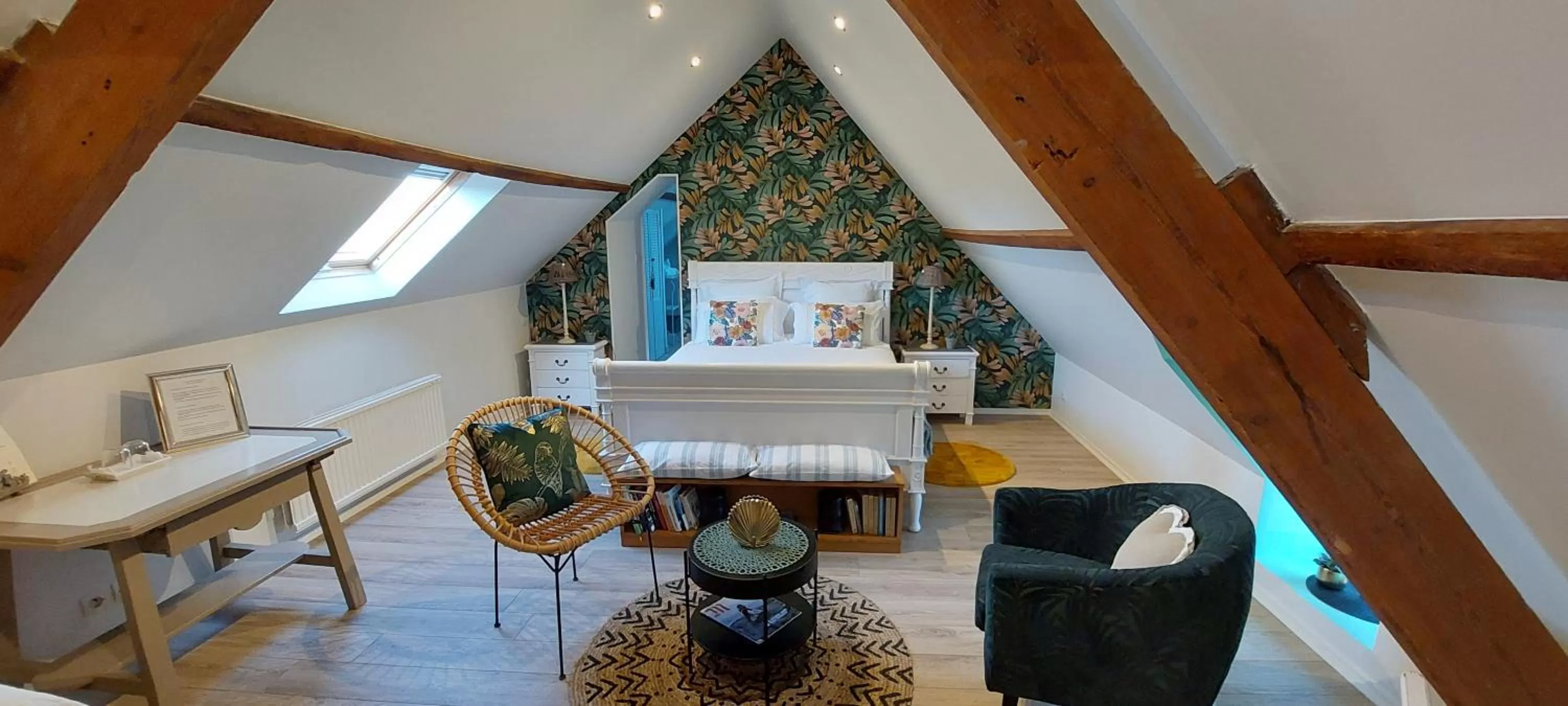 Seating Area in Manoir de Turqueville les Quatre Etoiles