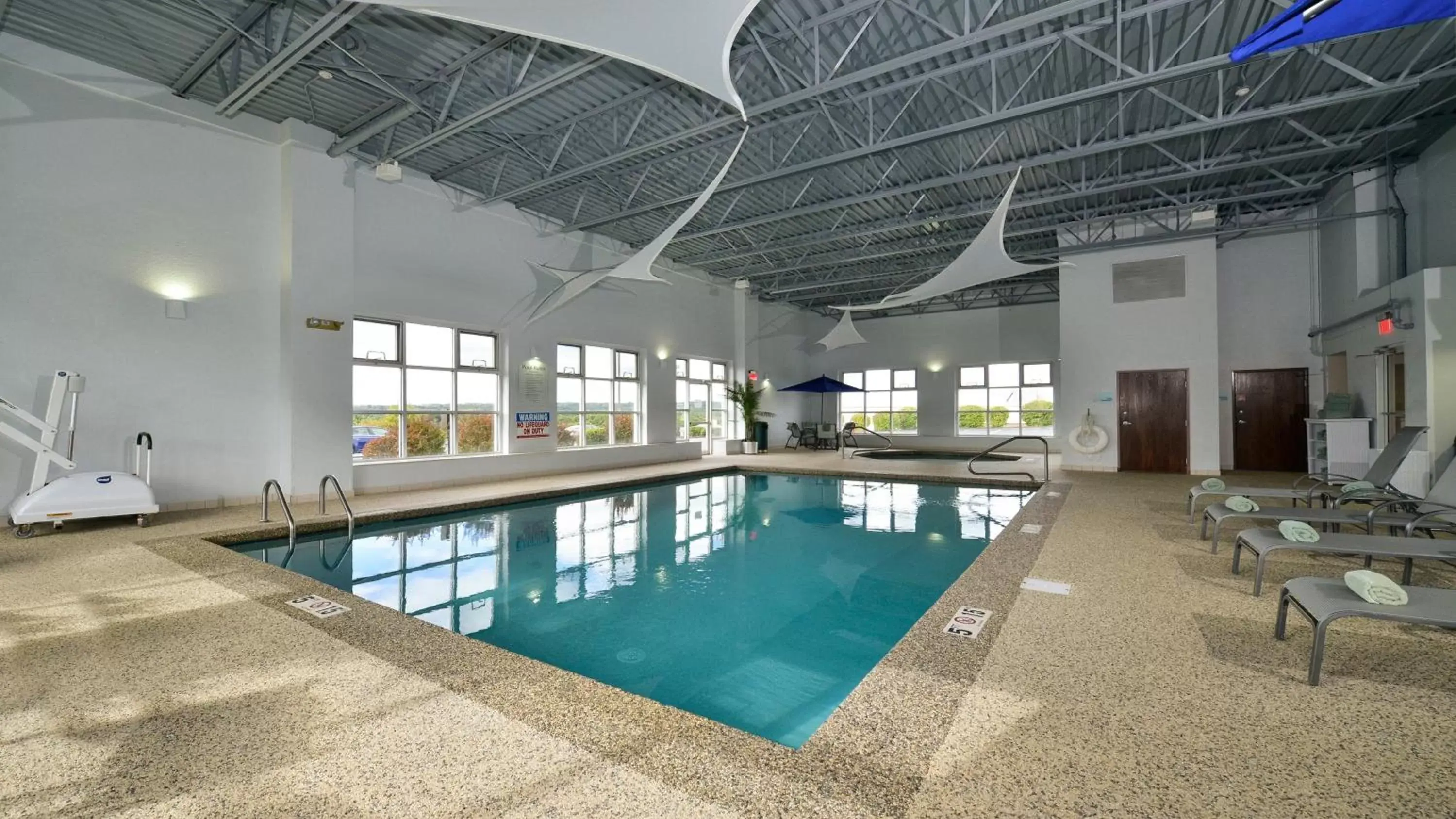 Swimming Pool in Holiday Inn Express Boston/Milford Hotel, an IHG Hotel