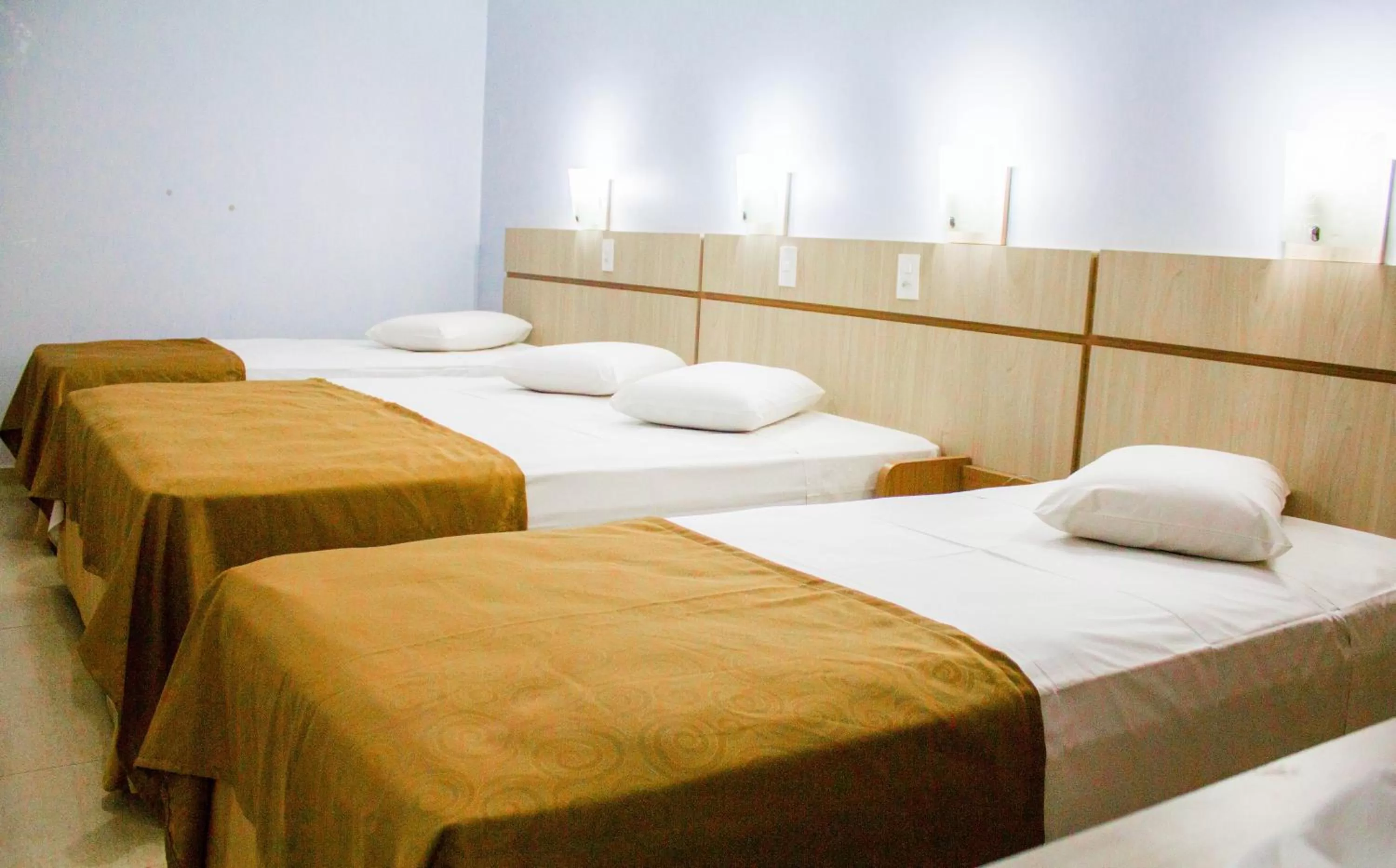 Bed in Hotel Baviera Iguassu